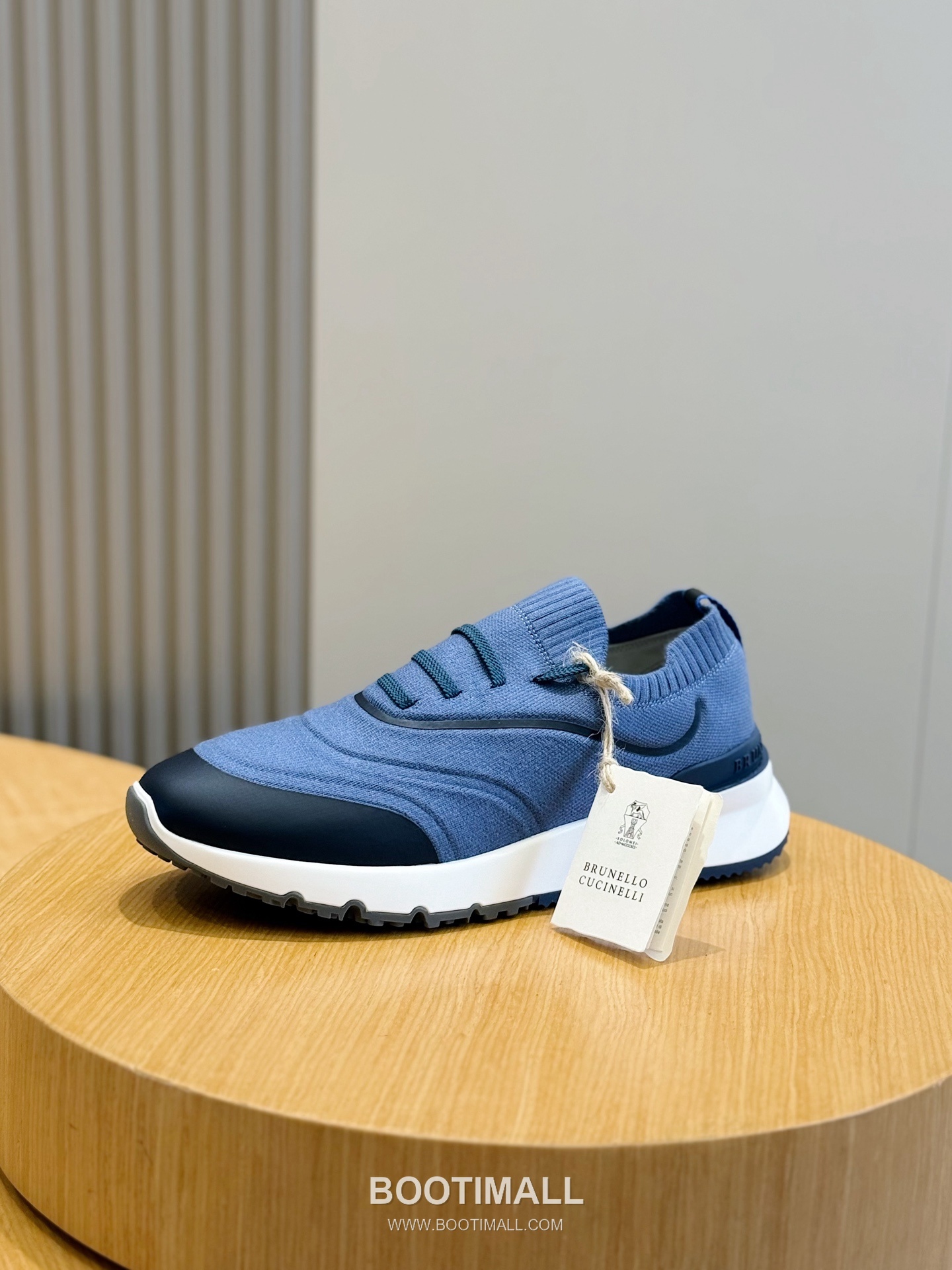 Brunello Cucinelli Knit Leather Low Sneakers 브루넬로 쿠치넬리 니트 레더 로우 스니커즈 2