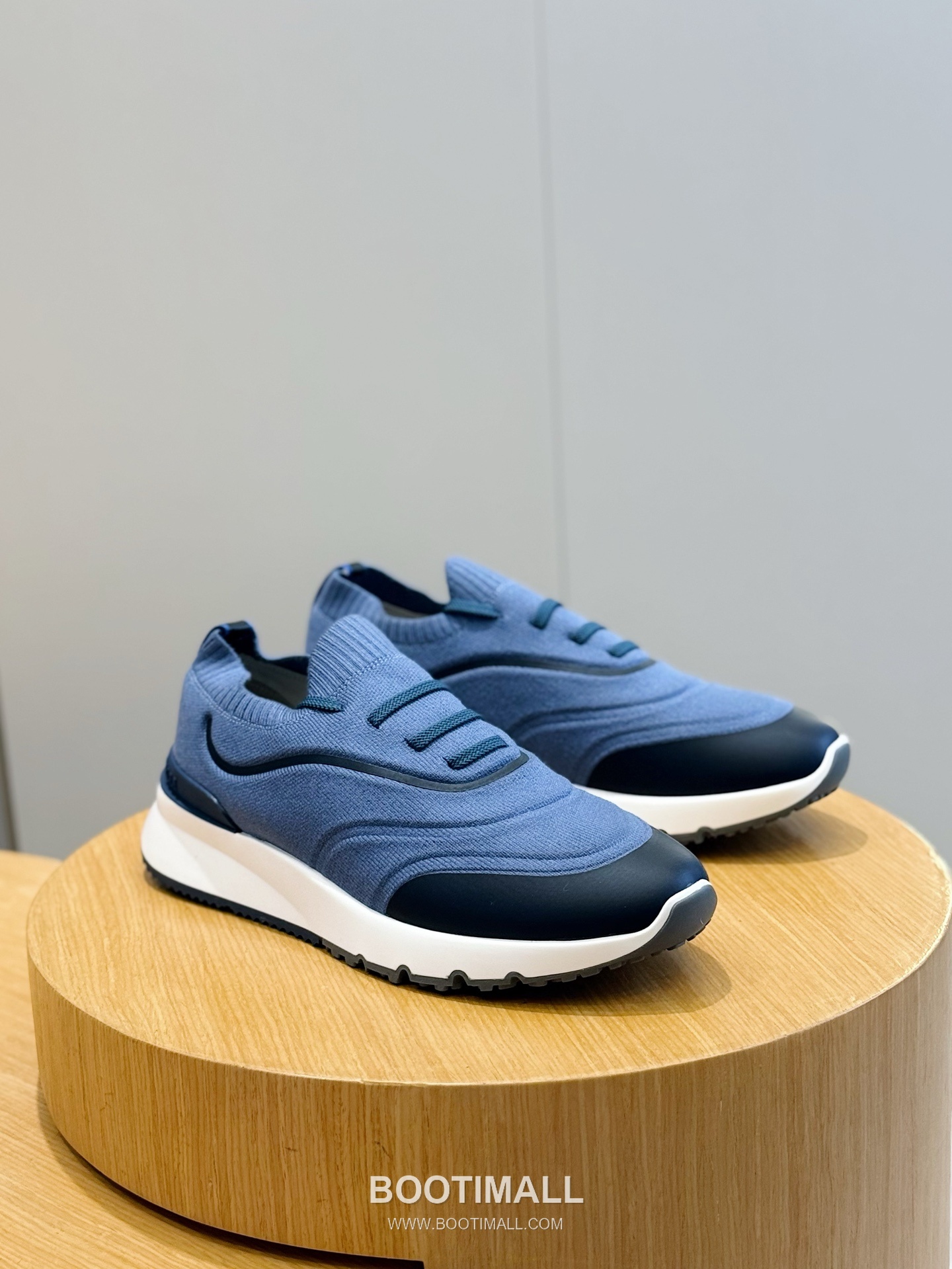 Brunello Cucinelli Knit Leather Low Sneakers 브루넬로 쿠치넬리 니트 레더 로우 스니커즈 3