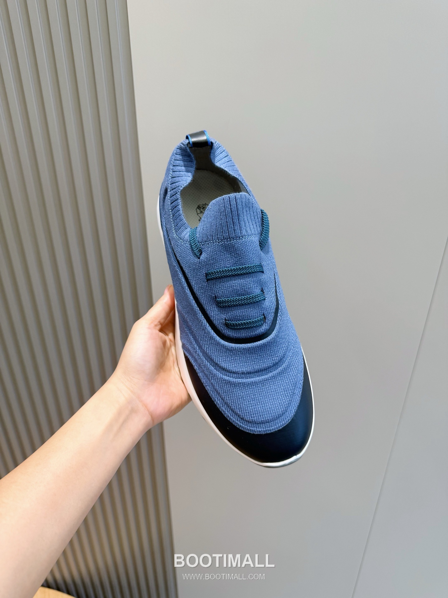 Brunello Cucinelli Knit Leather Low Sneakers 브루넬로 쿠치넬리 니트 레더 로우 스니커즈 4