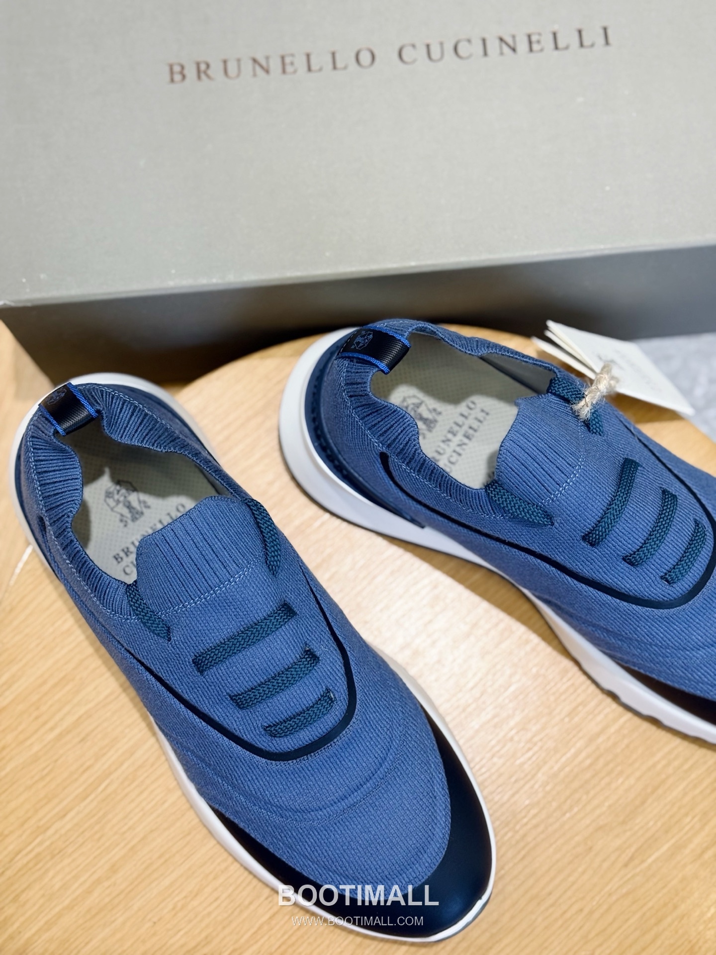 Brunello Cucinelli Knit Leather Low Sneakers 브루넬로 쿠치넬리 니트 레더 로우 스니커즈 8