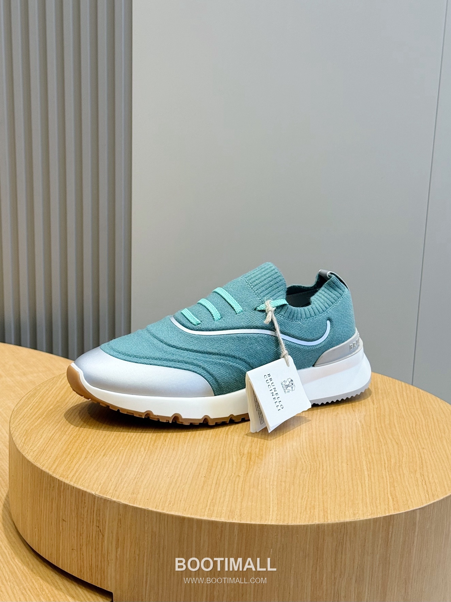 Brunello Cucinelli Knit Leather Low Sneakers 브루넬로 쿠치넬리 니트 레더 로우 스니커즈 2