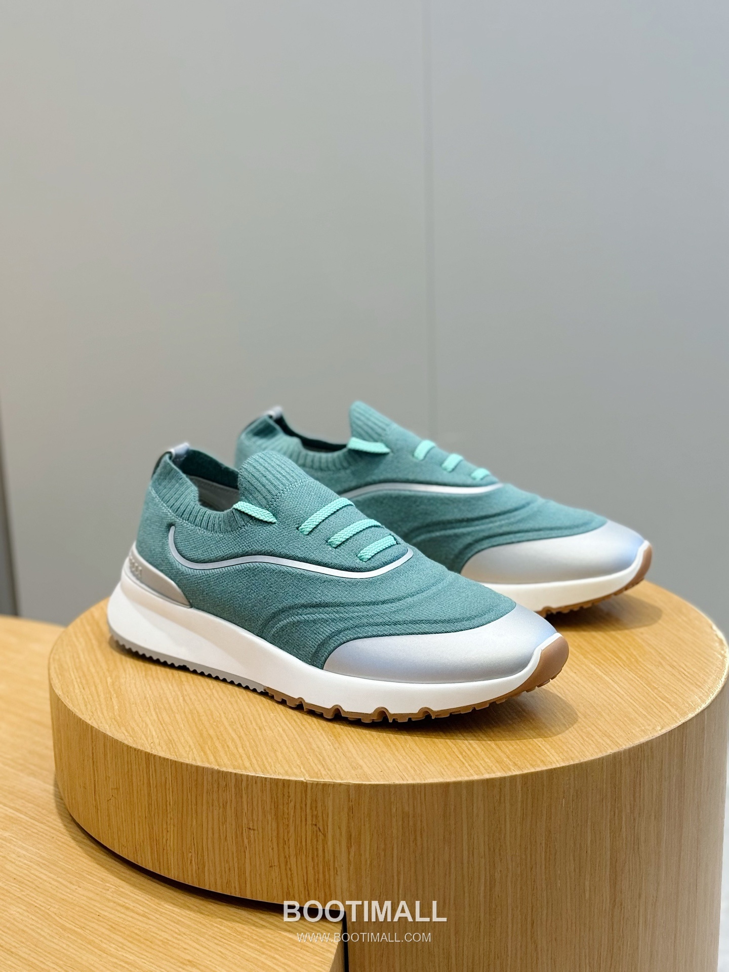 Brunello Cucinelli Knit Leather Low Sneakers 브루넬로 쿠치넬리 니트 레더 로우 스니커즈 3