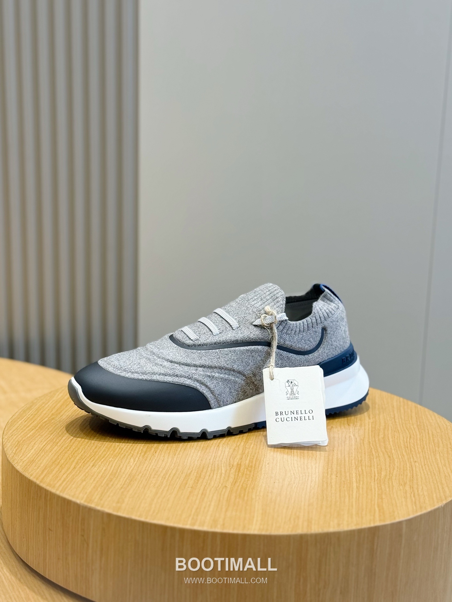 Brunello Cucinelli Knit Leather Low Sneakers 브루넬로 쿠치넬리 니트 레더 로우 스니커즈 2