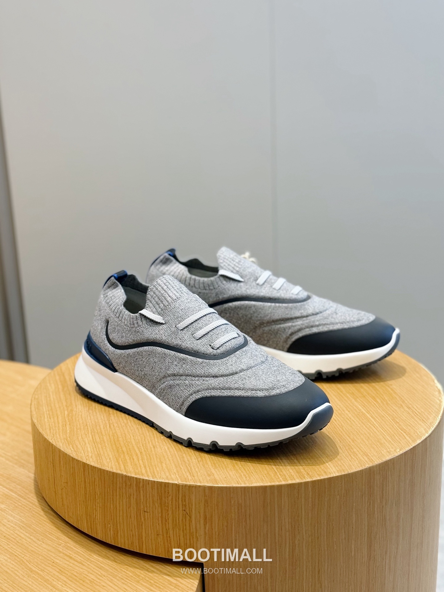 Brunello Cucinelli Knit Leather Low Sneakers 브루넬로 쿠치넬리 니트 레더 로우 스니커즈 3