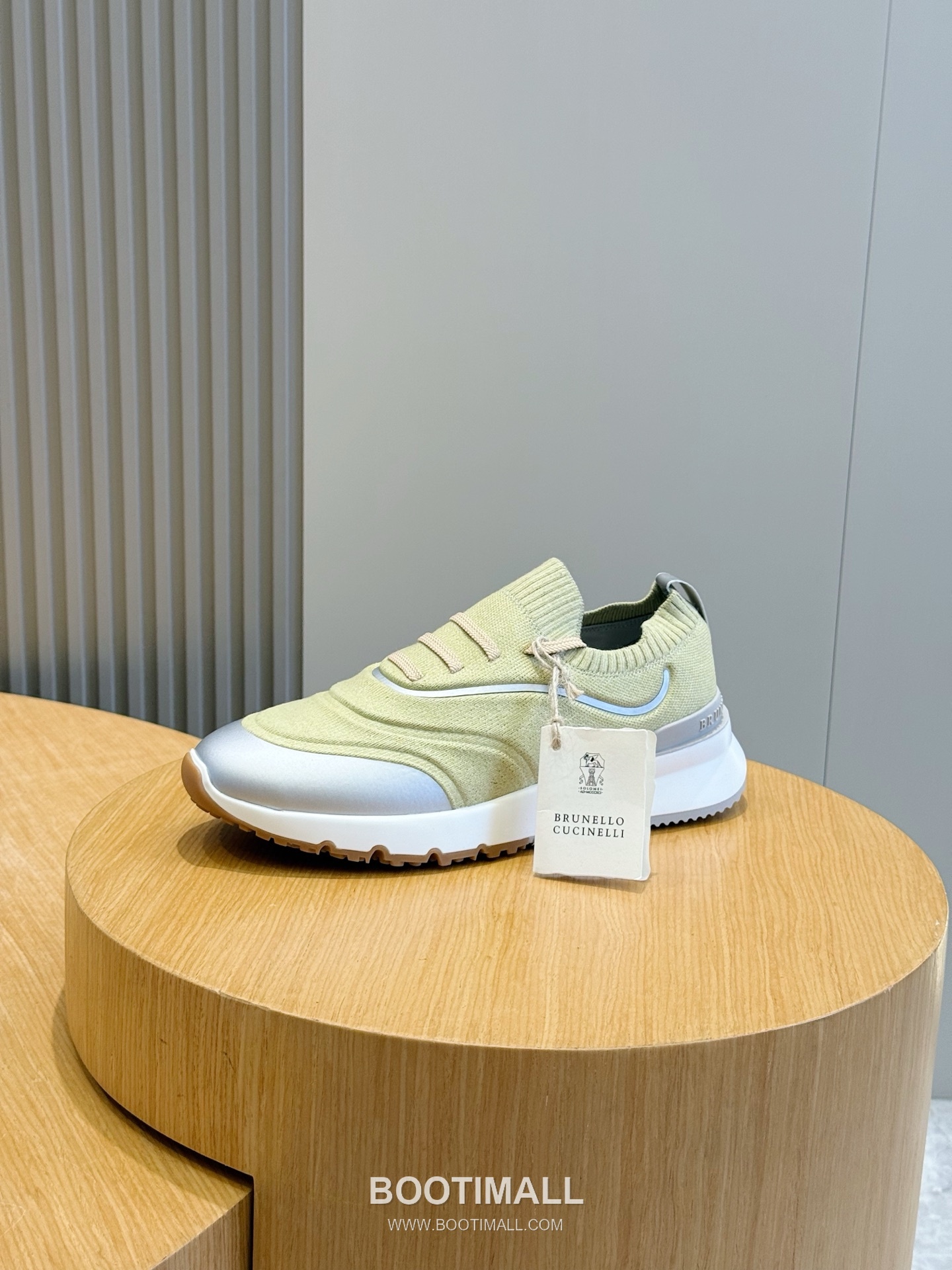 Brunello Cucinelli Knit Leather Low Sneakers 브루넬로 쿠치넬리 니트 레더 로우 스니커즈 2