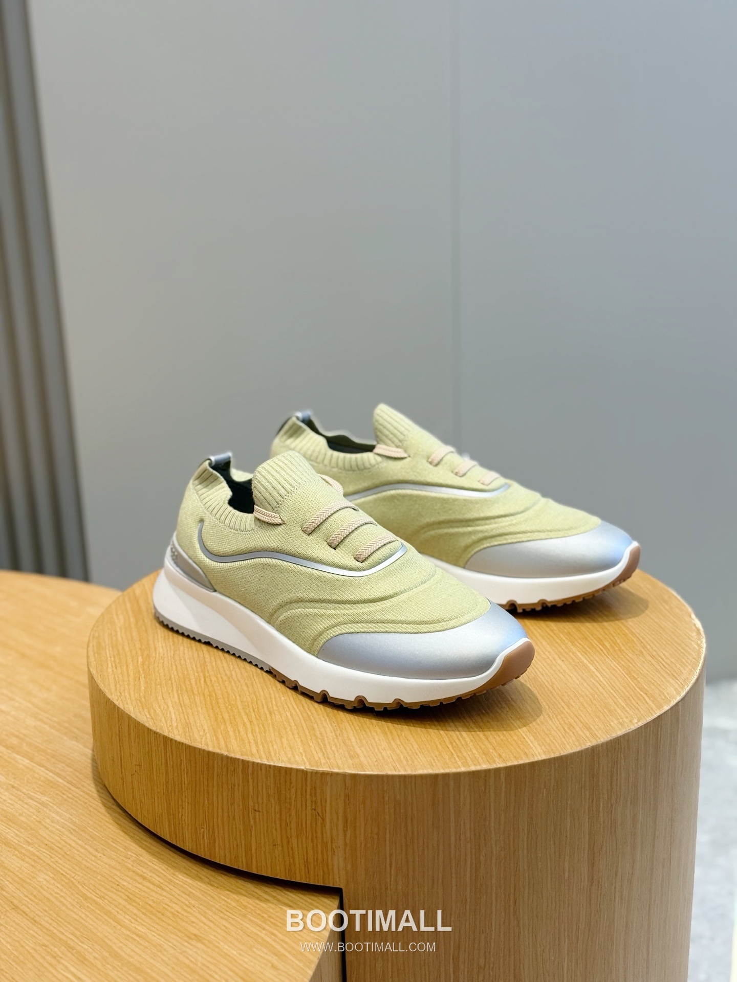 Brunello Cucinelli Knit Leather Low Sneakers 브루넬로 쿠치넬리 니트 레더 로우 스니커즈 3