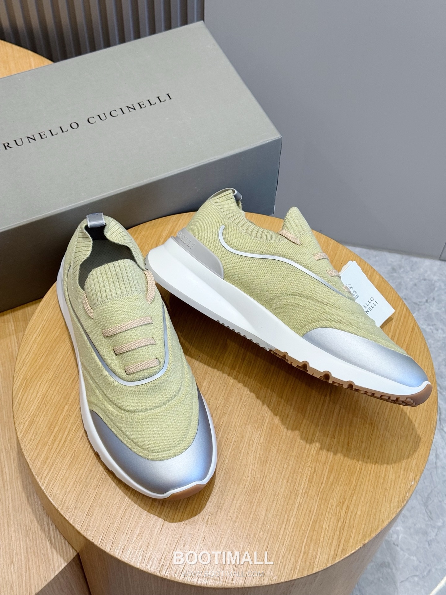 Brunello Cucinelli Knit Leather Low Sneakers 브루넬로 쿠치넬리 니트 레더 로우 스니커즈 7