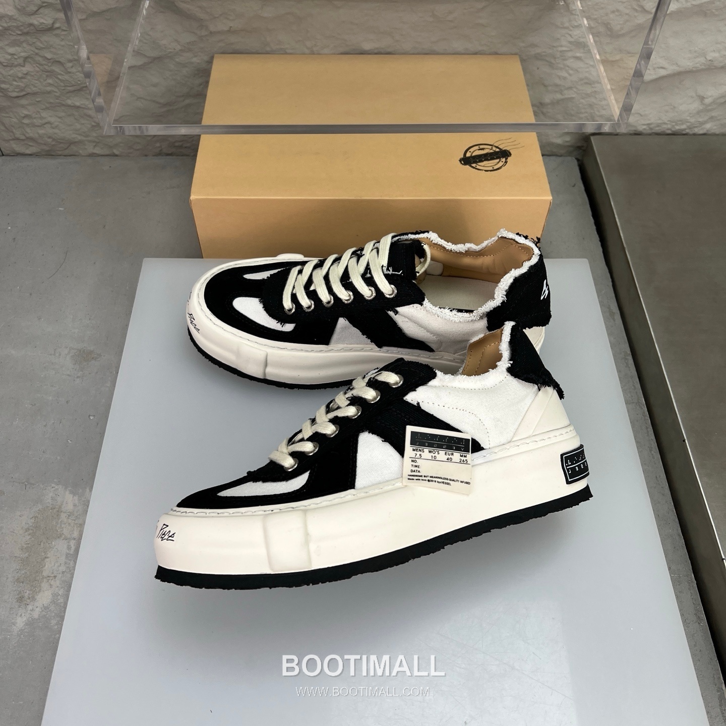 xVESSEL G.O.P Low Deconstructed Suede Sneakers 엑스베슬 G.O.P 로우 디컨스트럭티드 스웨이드 스니커즈 4