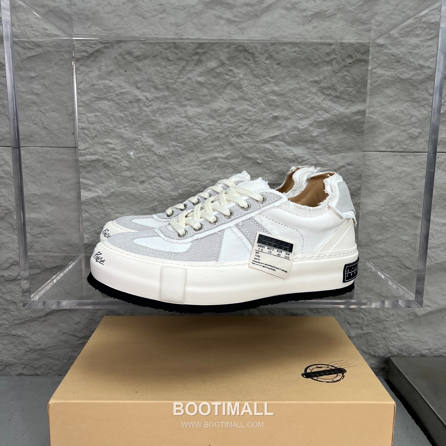 xVESSEL G.O.P Low Deconstructed Suede Sneakers 엑스베슬 G.O.P 로우 디컨스트럭티드 스웨이드 스니커즈 1