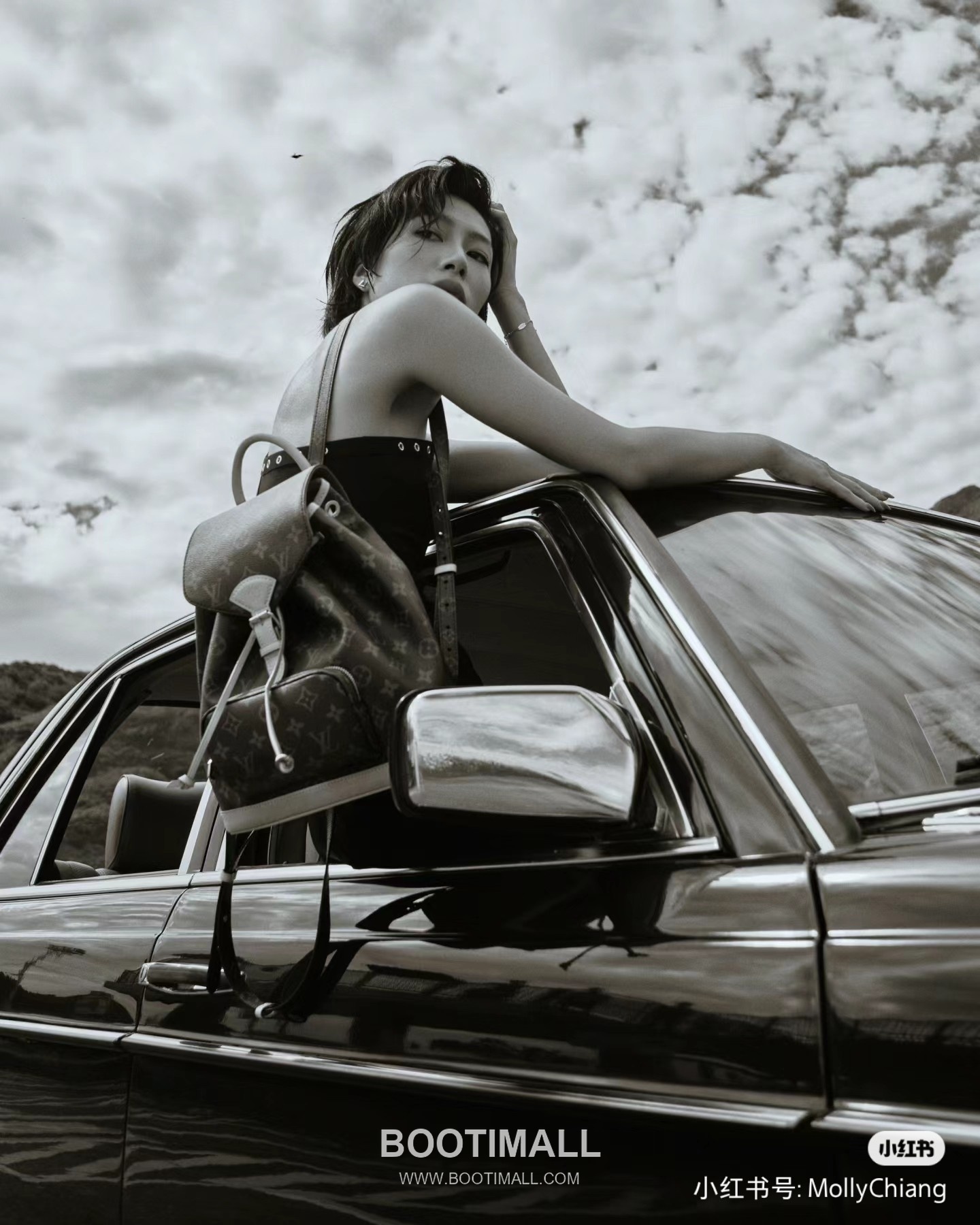 Louis Vuitton Montsouris Backpack Monogram Coated Canvas Leather Trim 루이비통 몽수리 모노그램 코팅 캔버스 백팩 28cm 4