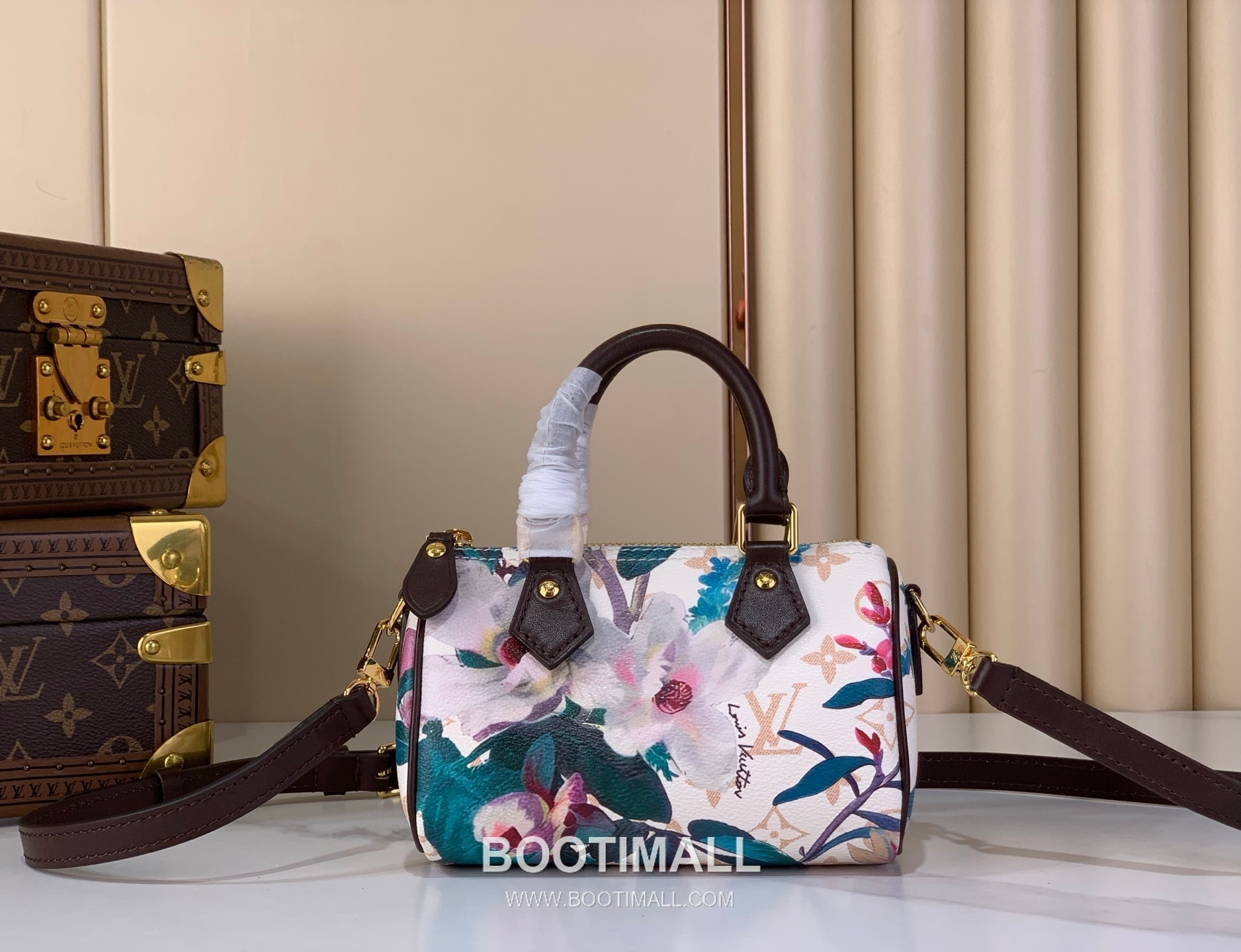 Louis Vuitton Nano Speedy Monogram Eden Canvas Bag 루이비통 나노 스피디 모노그램 에덴 캔버스 백 16cm 4