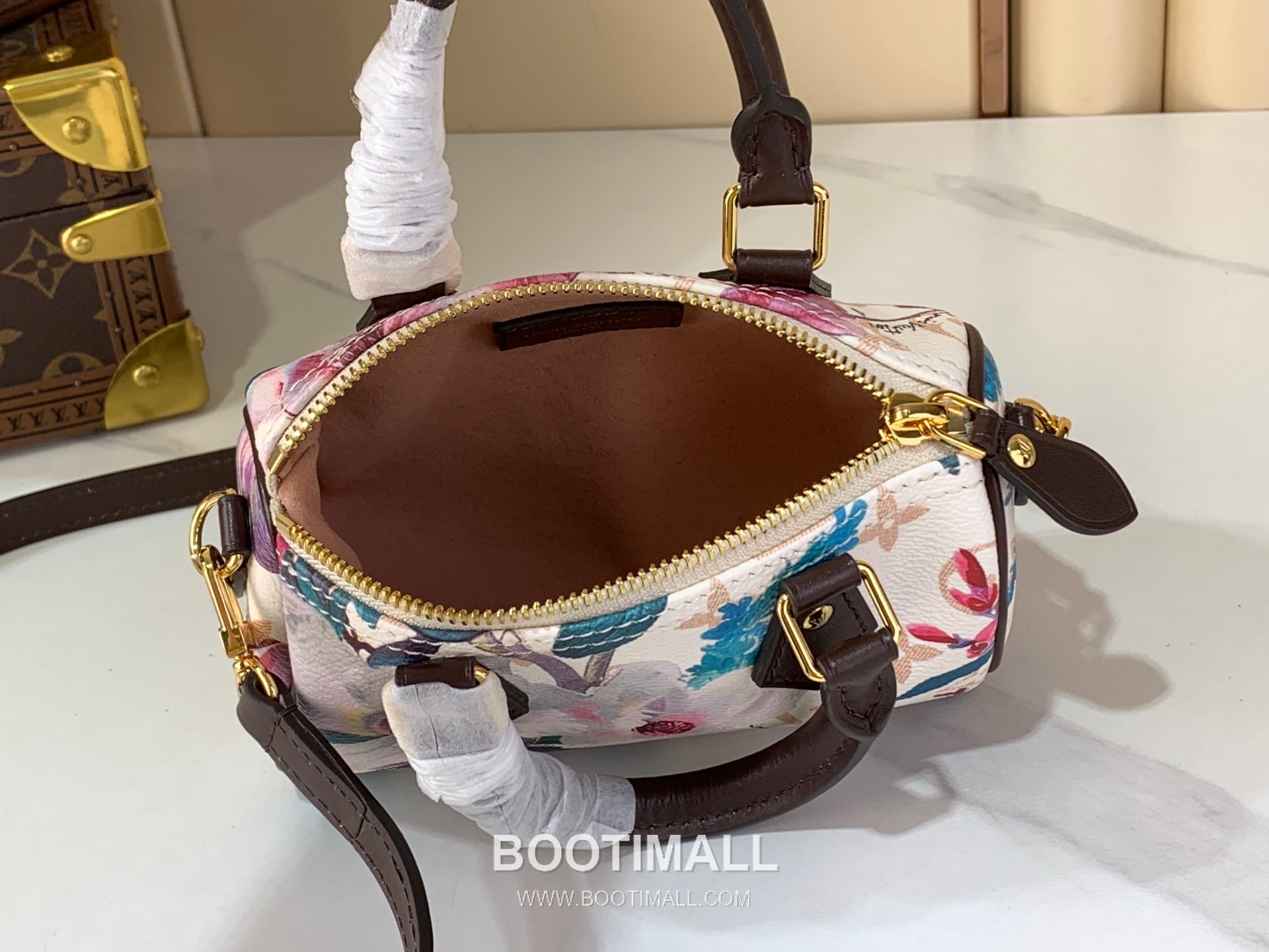 Louis Vuitton Nano Speedy Monogram Eden Canvas Bag 루이비통 나노 스피디 모노그램 에덴 캔버스 백 16cm 11