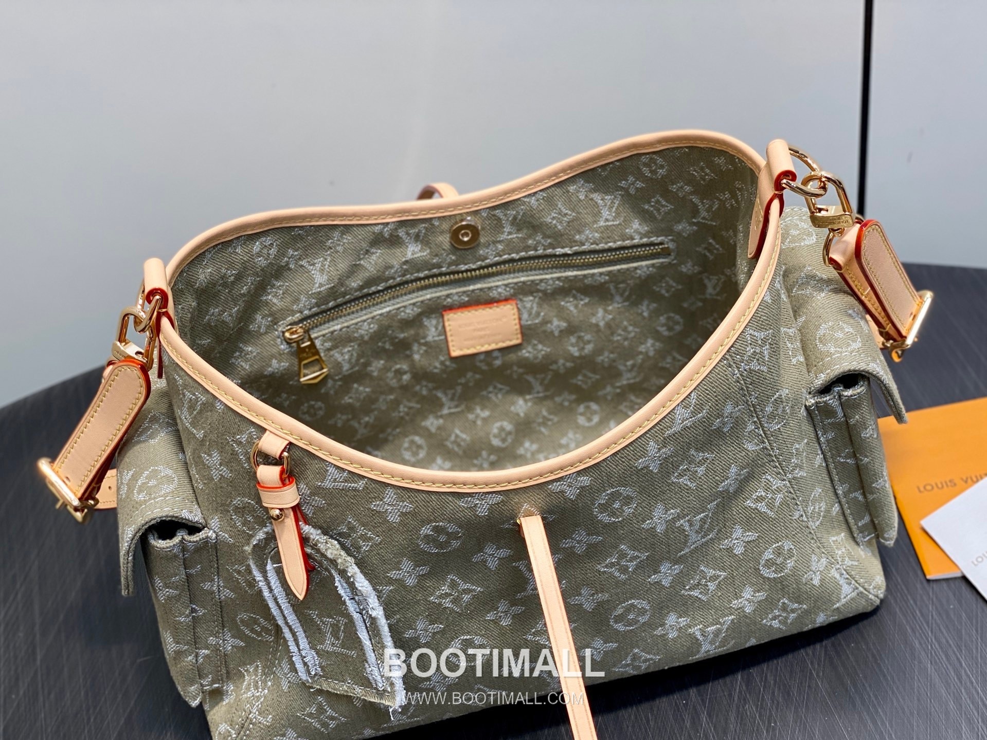 Louis Vuitton Carryall Cargo Denim Rendez-Vous Canvas Tote Bag 루이비통 캐리올 카고 데님 랑데부 토트백 33.5cm 11