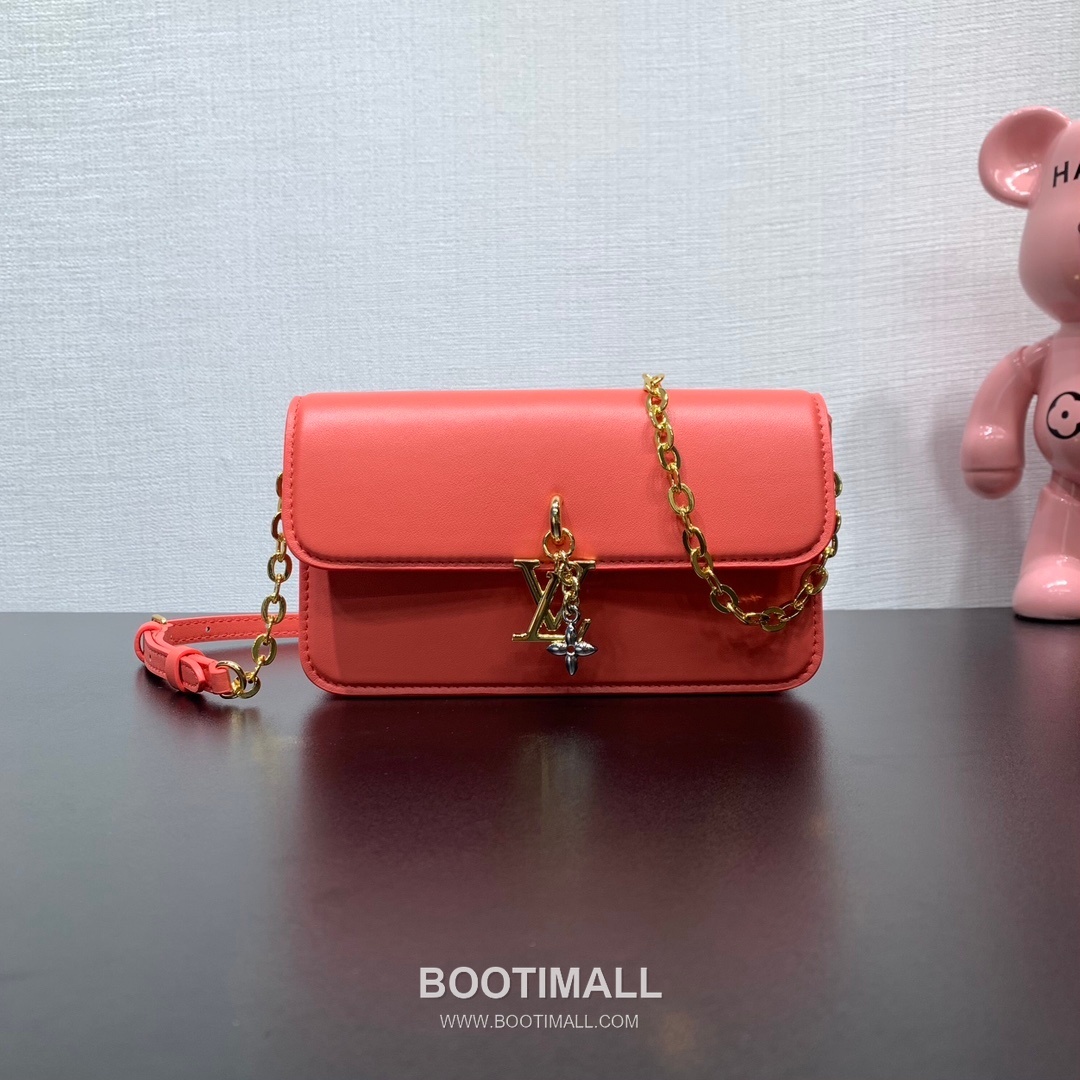 Louis Vuitton Wallet On Chain Bloom Calfskin Leather Bag 루이비통 월렛 온 체인 M14548 블룸 카프스킨 크로스백 20cm 4