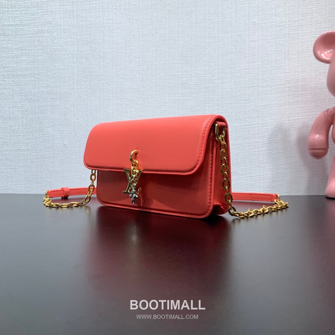 Louis Vuitton Wallet On Chain Bloom Calfskin Leather Bag 루이비통 월렛 온 체인 M14548 블룸 카프스킨 크로스백 20cm 5