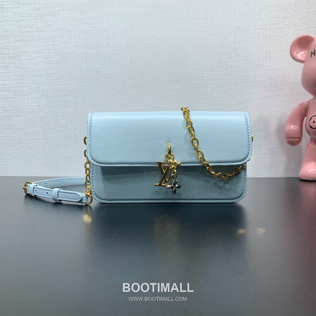 Louis Vuitton Wallet On Chain Bloom Calfskin Leather Bag 루이비통 월렛 온 체인 M14547 블룸 카프스킨 크로스백 20cm 5