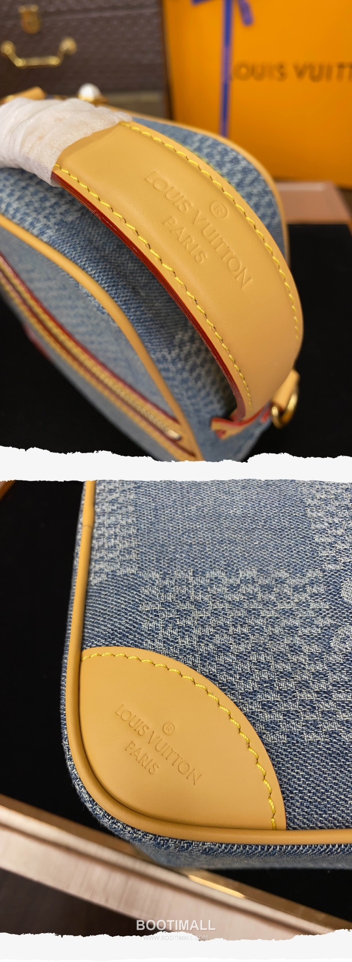 Louis Vuitton Chess Messenger Bag Damier Denim Canvas 루이비통 체스 메신저 다미에 N40706 데님 캔버스 숄더백 24cm 6