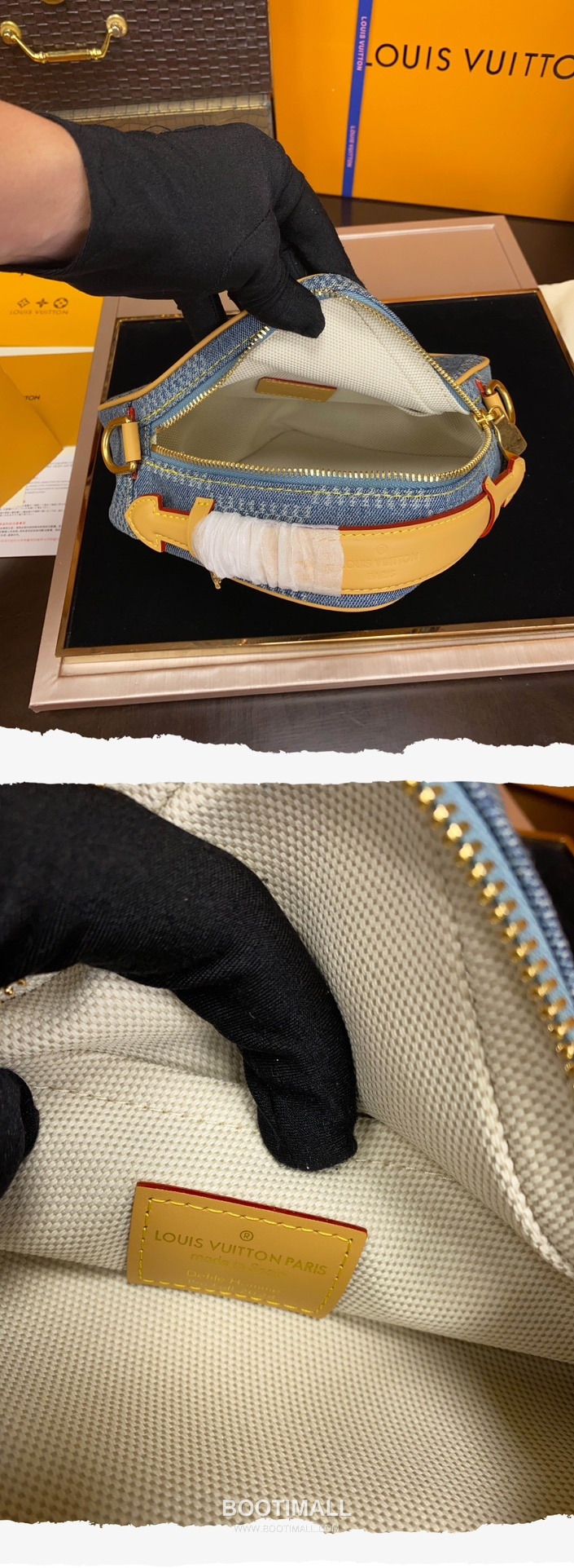 Louis Vuitton Chess Messenger Bag Damier Denim Canvas 루이비통 체스 메신저 다미에 N40706 데님 캔버스 숄더백 24cm 8
