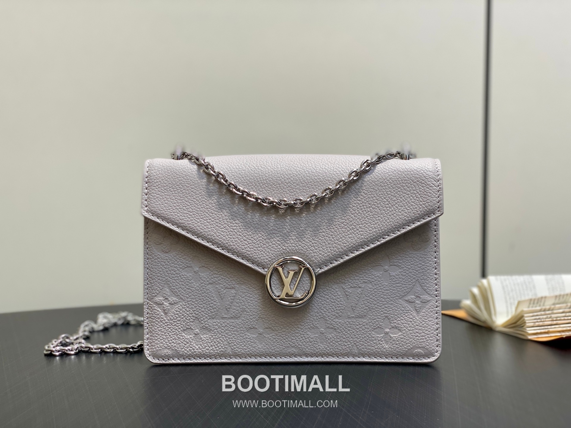 Louis Vuitton Portefeuille Chaîne Rosy Monogram Empreinte Leather Bag 루이비통 포르트푀유 체인 로지 모노그램 M13570 앙프렝뜨 체인백 19.5cm 5