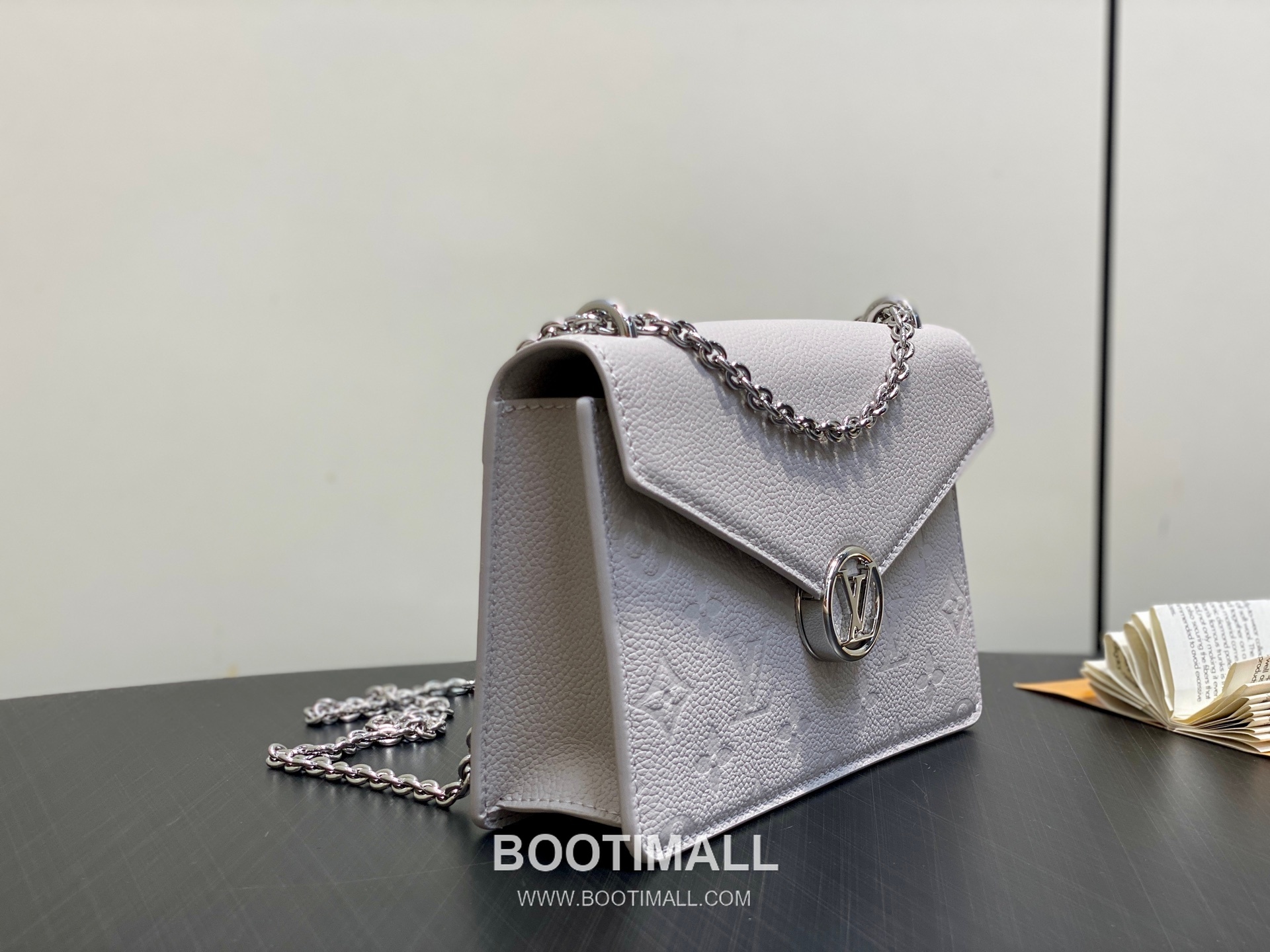 Louis Vuitton Portefeuille Chaîne Rosy Monogram Empreinte Leather Bag 루이비통 포르트푀유 체인 로지 모노그램 M13570 앙프렝뜨 체인백 19.5cm 6