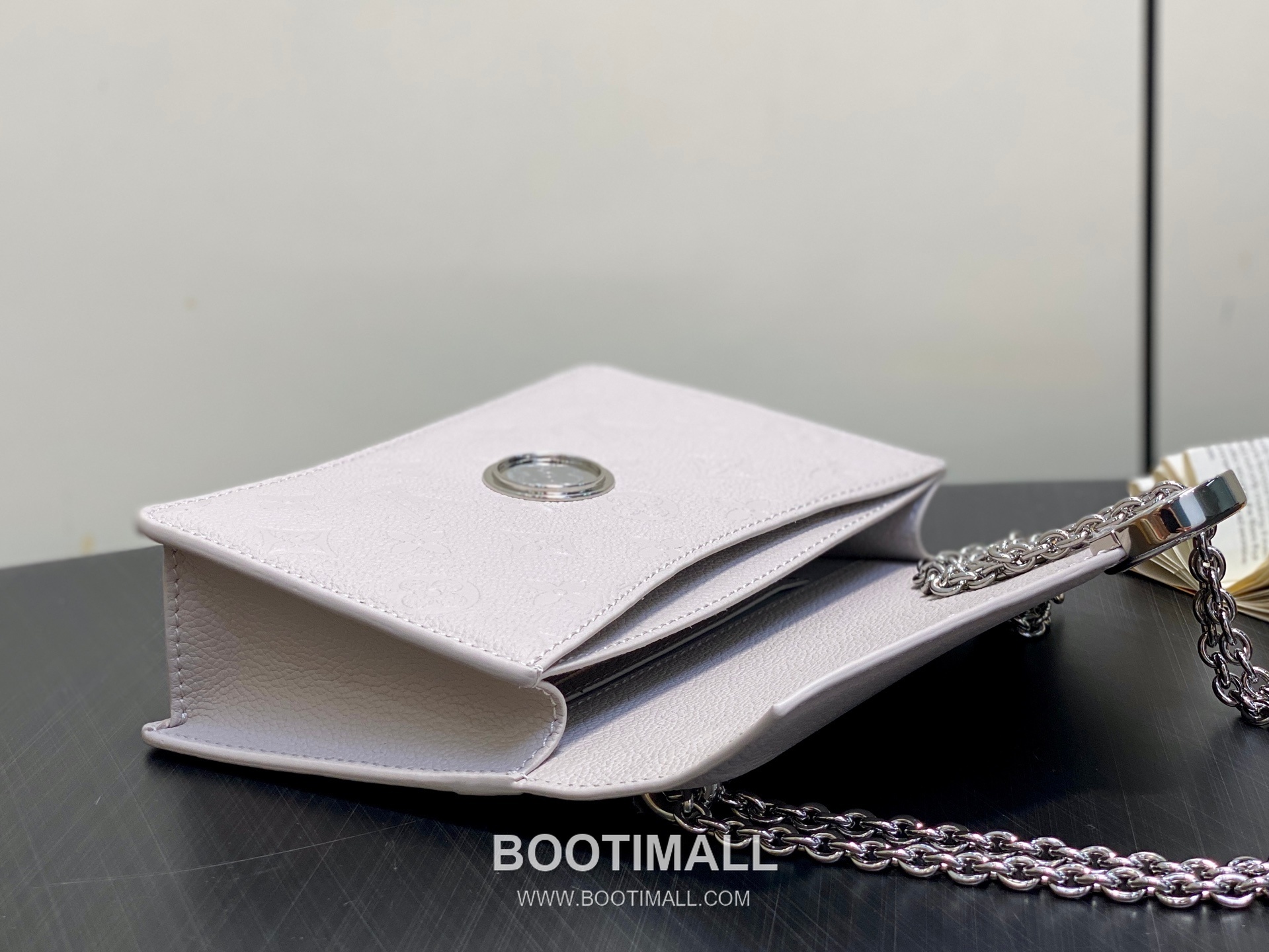 Louis Vuitton Portefeuille Chaîne Rosy Monogram Empreinte Leather Bag 루이비통 포르트푀유 체인 로지 모노그램 M13570 앙프렝뜨 체인백 19.5cm 12