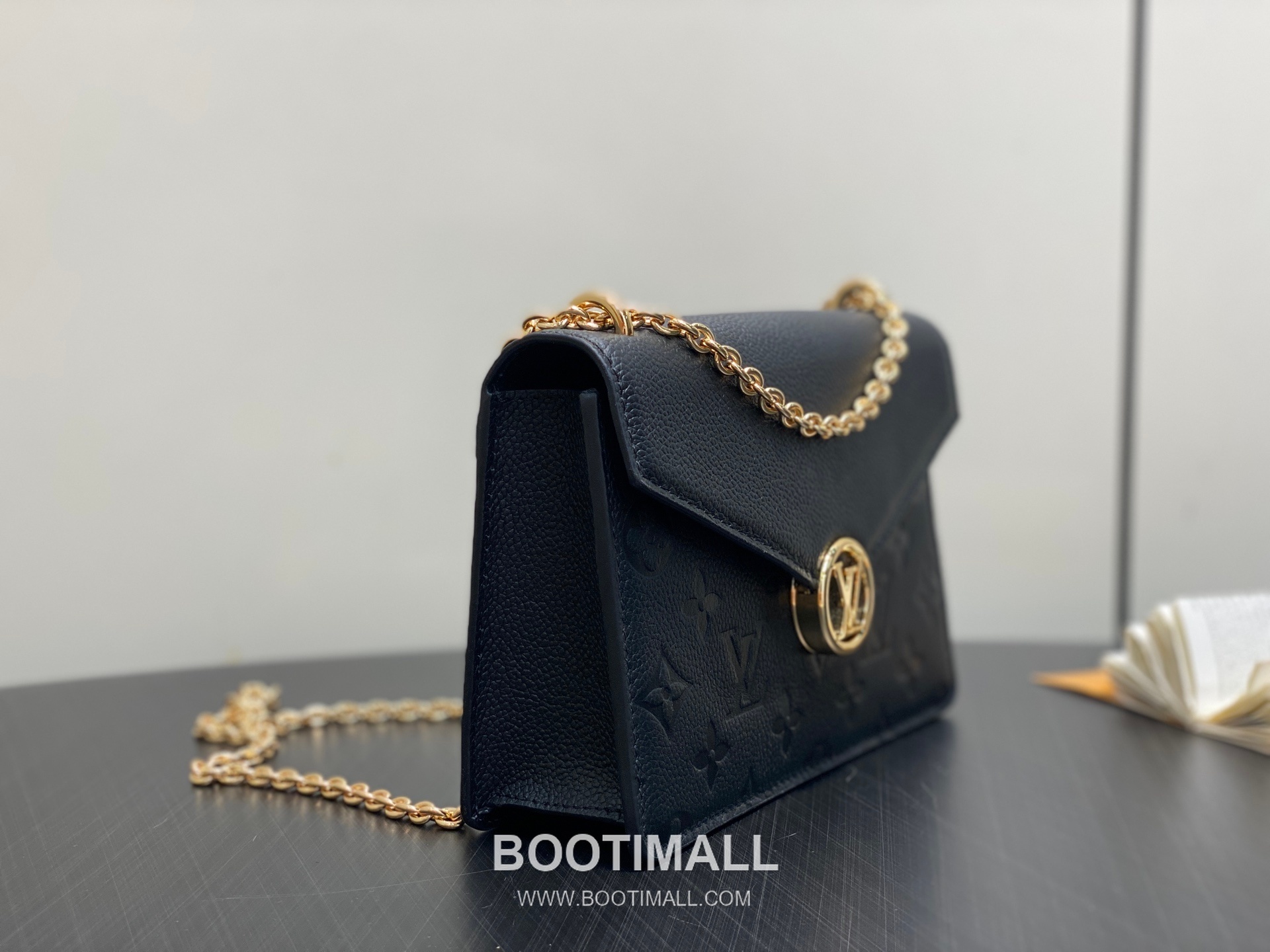 Louis Vuitton Portefeuille Chaîne Rosy Monogram Empreinte Leather Bag 루이비통 포르트푀유 M13569 체인 로지 모노그램 앙프렝뜨 체인백 19.5cm 6