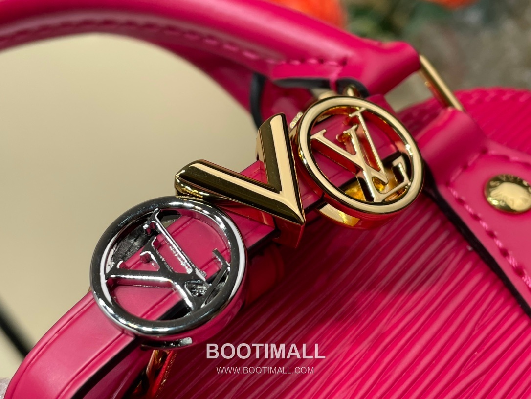 Louis Vuitton Alma Mini LV&I Epi Leather Top Handle Bag 루이비통 알마 미니 K00015 LV&I 에피 레더 탑핸들백 18cm 5