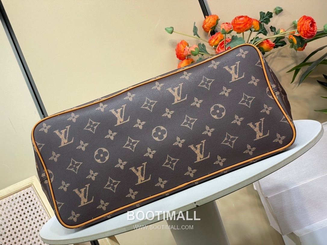 Louis Vuitton Nevereverfull Monogram Print Cowhide Brown Handbag 루이비통 네버에버풀 모노그램 프린트 소가죽 브라운 핸드백 60cm 10