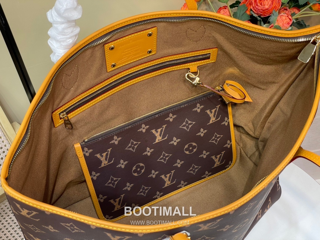 Louis Vuitton Nevereverfull Monogram Print Cowhide Brown Handbag 루이비통 네버에버풀 모노그램 프린트 소가죽 브라운 핸드백 60cm 13