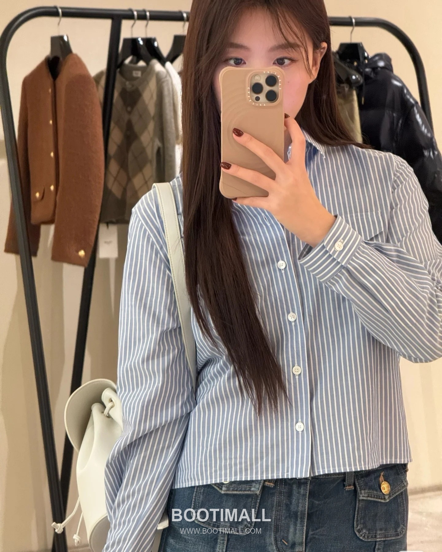 CELINE Bonnie Triomphe Calfskin Leather Backpack 118703 셀린느 보니 트리옹프 카프스킨 백팩 25cm 5