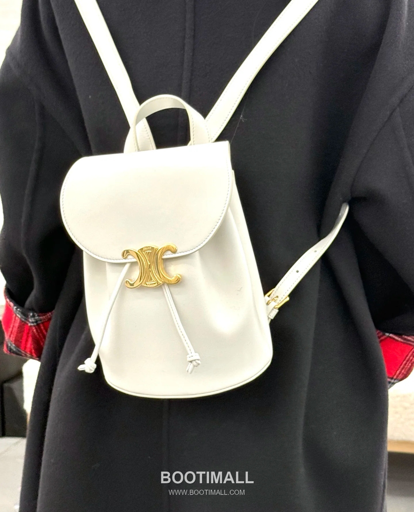 CELINE Bonnie Triomphe Calfskin Leather Backpack 118703 셀린느 보니 트리옹프 카프스킨 백팩 25cm 6