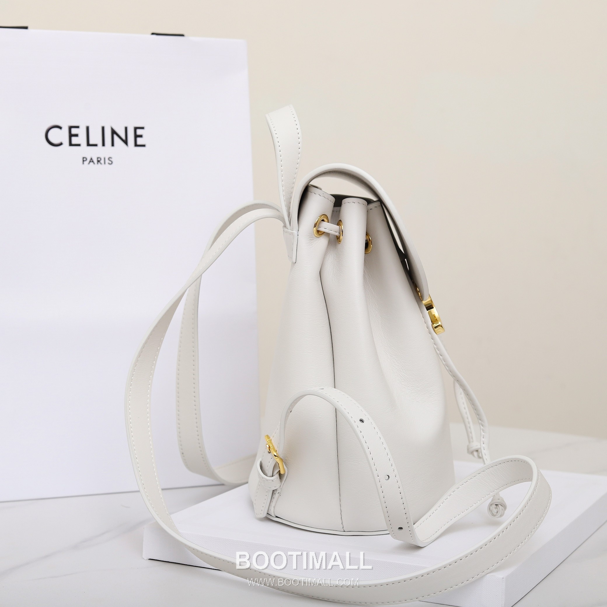 CELINE Bonnie Triomphe Calfskin Leather Backpack 118703 셀린느 보니 트리옹프 카프스킨 백팩 25cm 12