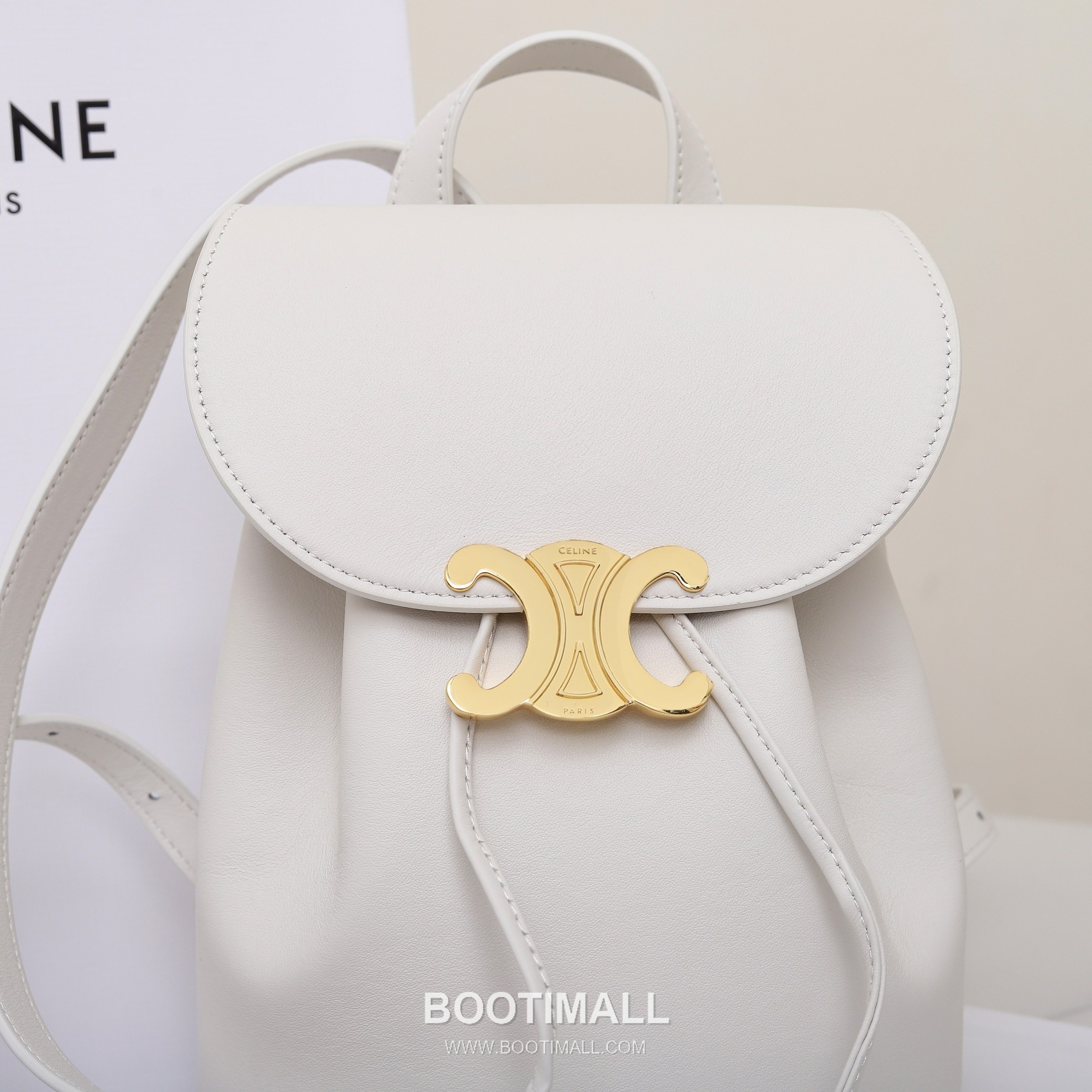 CELINE Bonnie Triomphe Calfskin Leather Backpack 118703 셀린느 보니 트리옹프 카프스킨 백팩 25cm 14