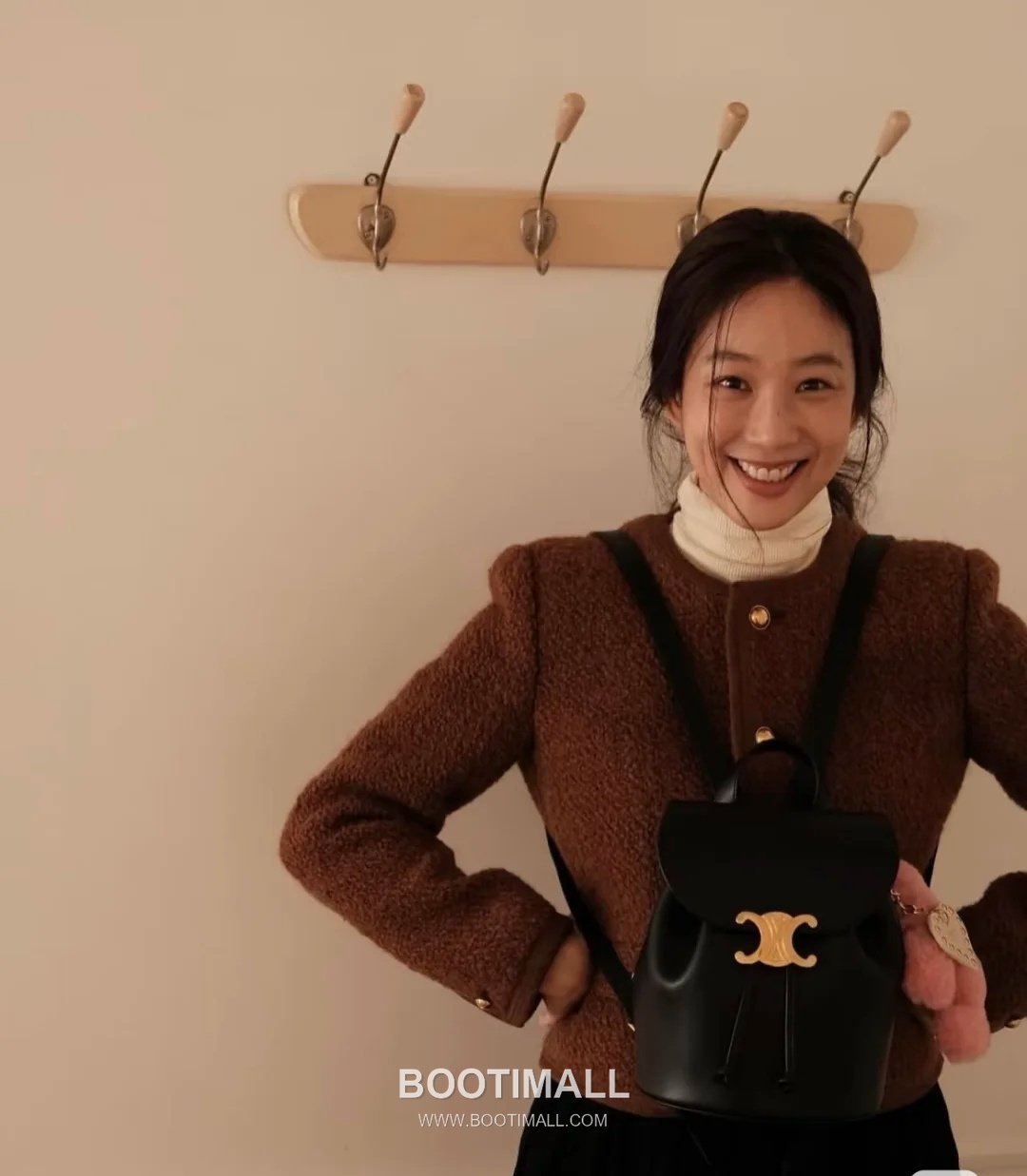 Celine Bonnie Triomphe Flap 118703 Italian Cowhide Backpack 셀린느 보니 트리옹프 플랩 118703 이탈리아 소가죽 백팩 25cm 5