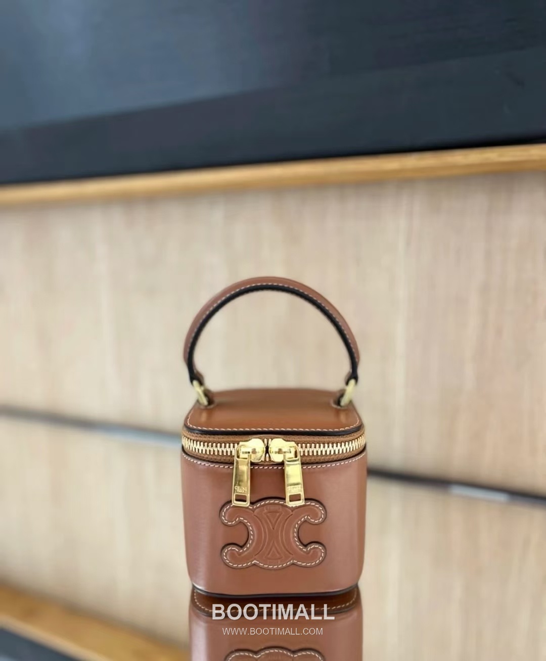 CELINE Mini Vanity Calfskin Leather Shoulder Bag 10J762 셀린느 미니 바니티 카프스킨 숄더백 9.5cm 1