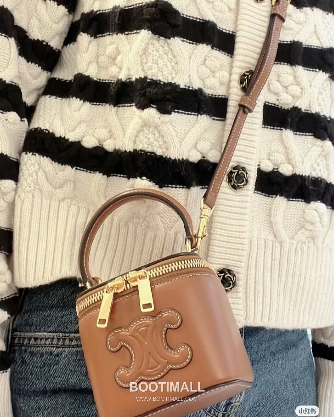 CELINE Mini Vanity Calfskin Leather Shoulder Bag 10J762 셀린느 미니 바니티 카프스킨 숄더백 9.5cm 2