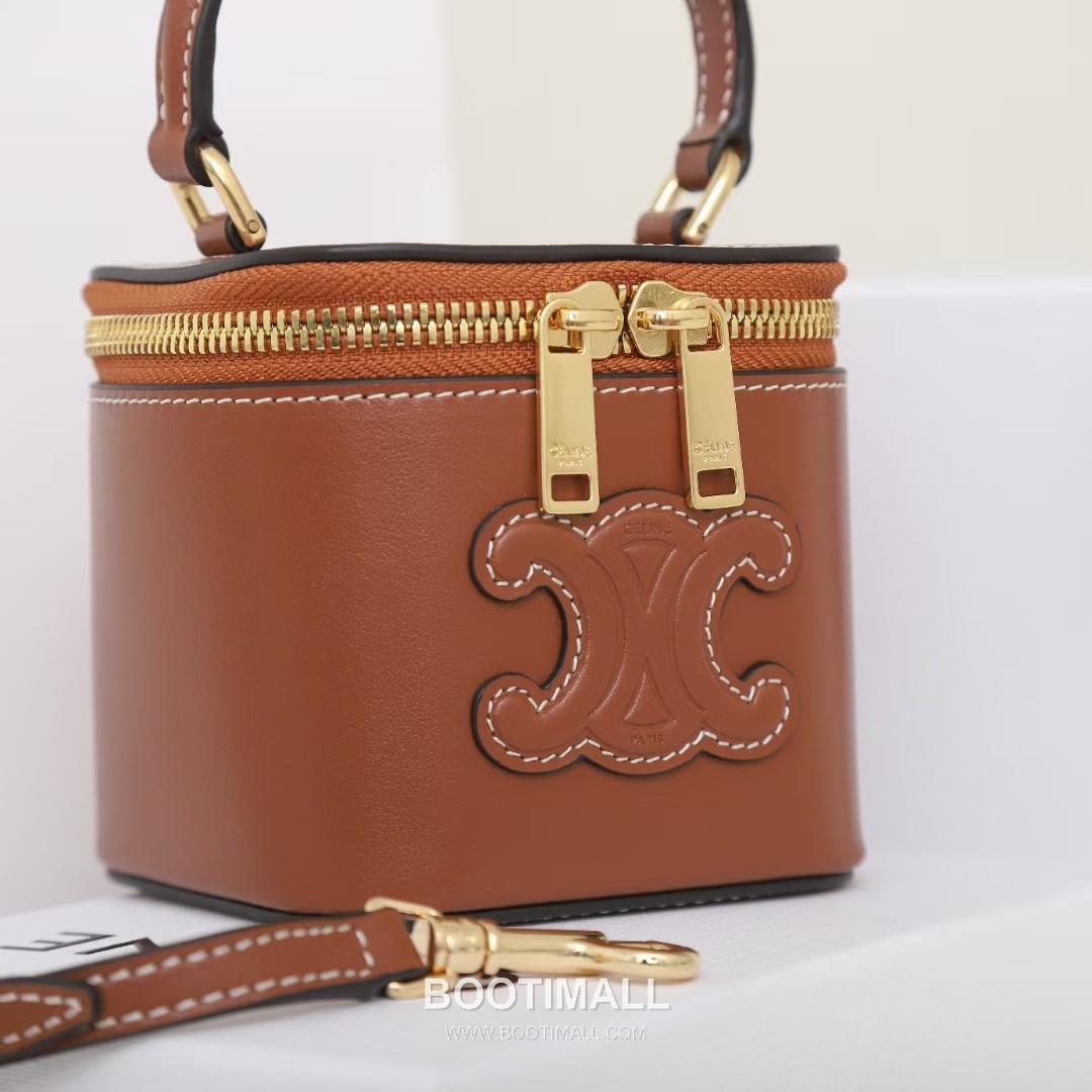 CELINE Mini Vanity Calfskin Leather Shoulder Bag 10J762 셀린느 미니 바니티 카프스킨 숄더백 9.5cm 9