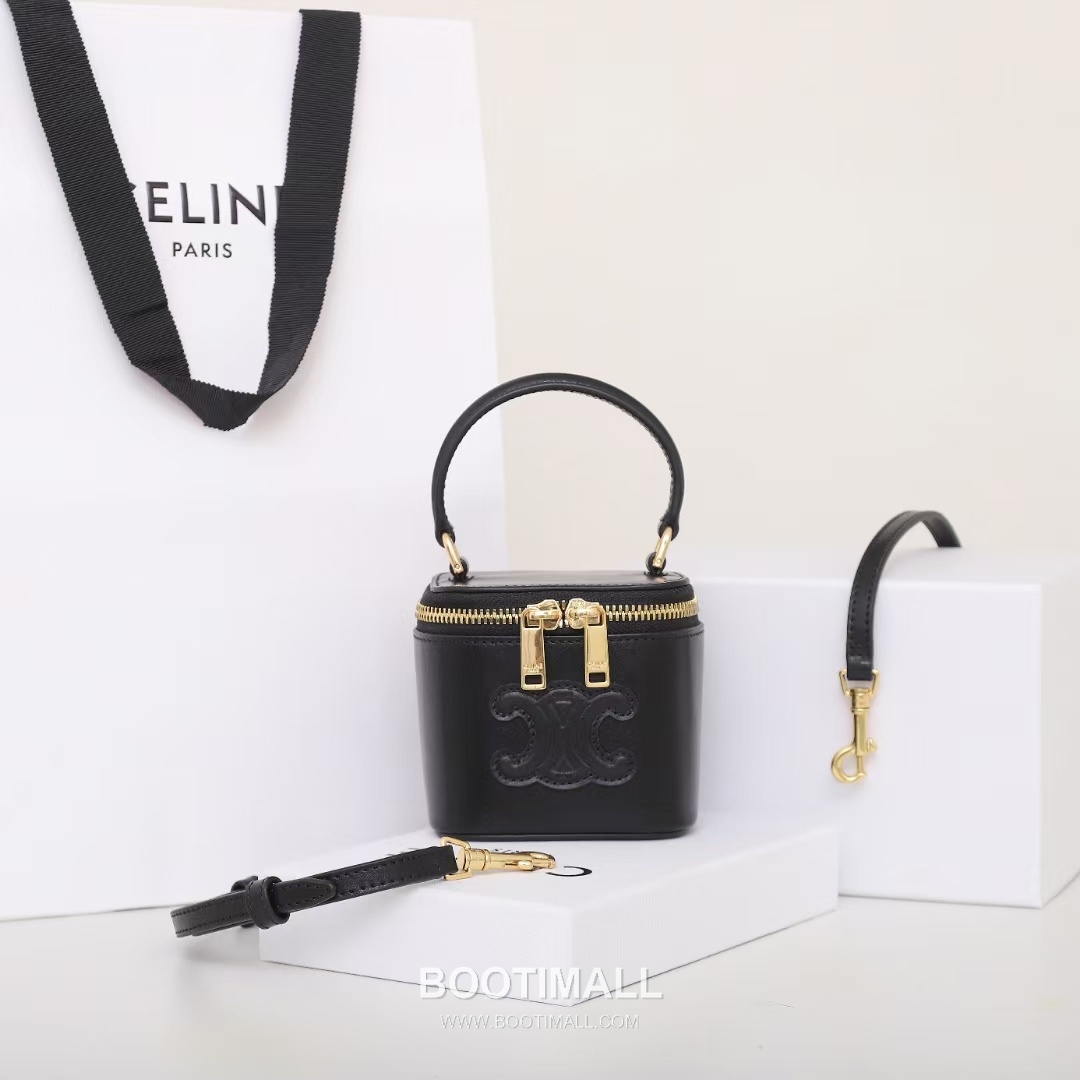 CELINE Mini Vanity Calfskin Leather Shoulder Bag 10J762 셀린느 미니 바니티 카프스킨 숄더백 9.5cm 1