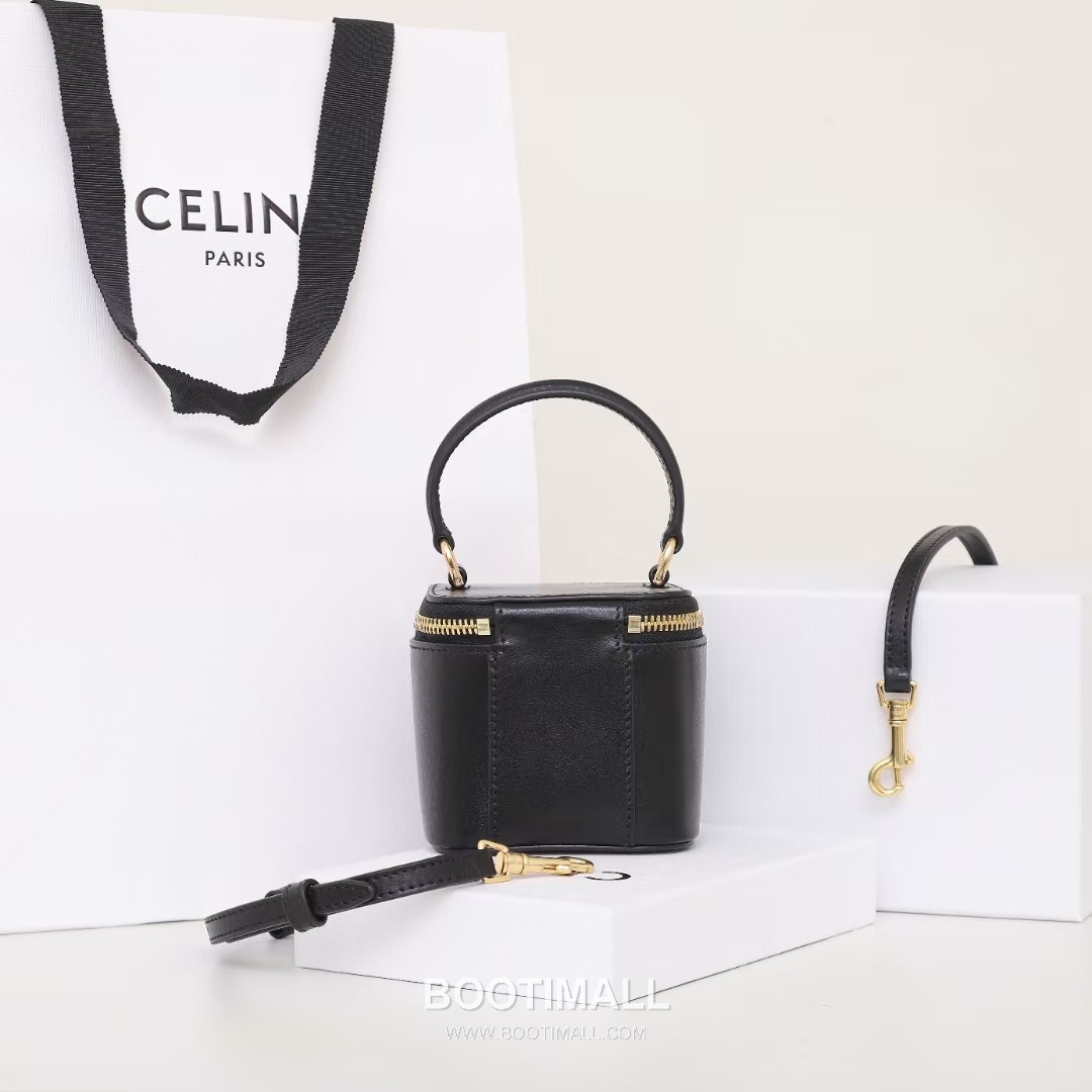 CELINE Mini Vanity Calfskin Leather Shoulder Bag 10J762 셀린느 미니 바니티 카프스킨 숄더백 9.5cm 3
