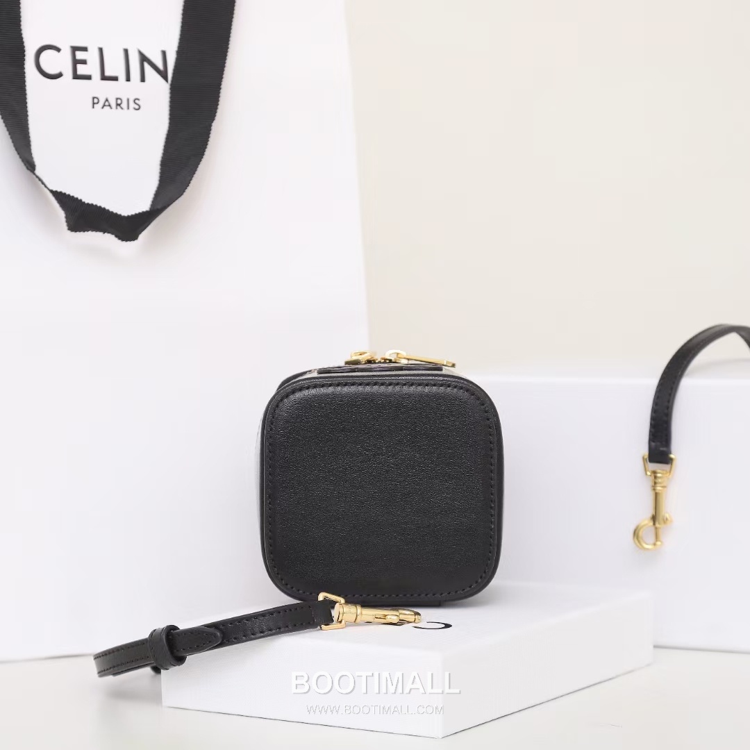 CELINE Mini Vanity Calfskin Leather Shoulder Bag 10J762 셀린느 미니 바니티 카프스킨 숄더백 9.5cm 4