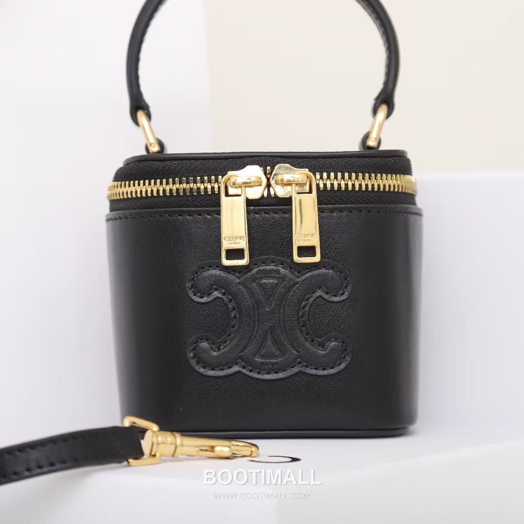 CELINE Mini Vanity Calfskin Leather Shoulder Bag 10J762 셀린느 미니 바니티 카프스킨 숄더백 9.5cm 5