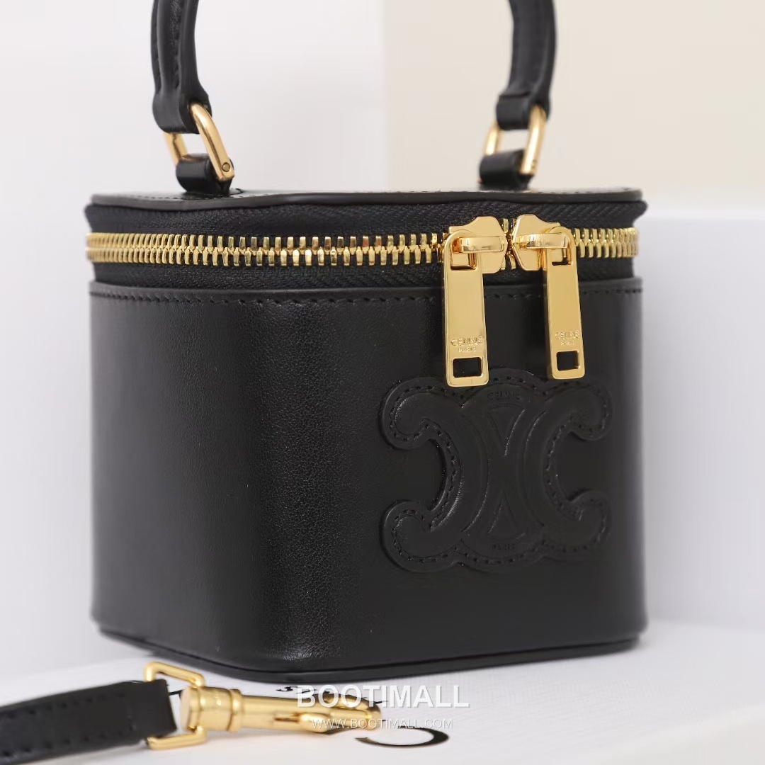 CELINE Mini Vanity Calfskin Leather Shoulder Bag 10J762 셀린느 미니 바니티 카프스킨 숄더백 9.5cm 6