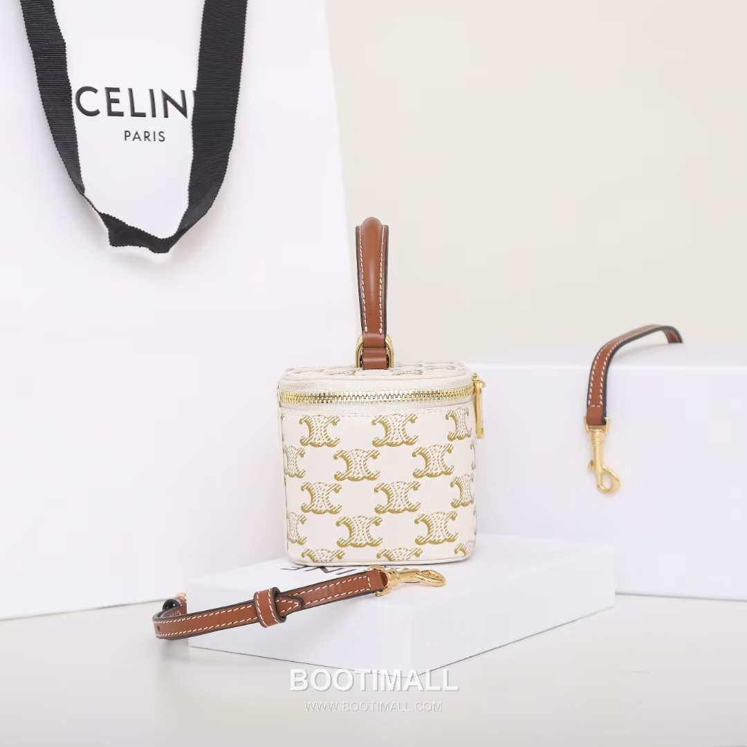 CELINE Mini Vanity Calfskin Leather Shoulder Bag 10J762 셀린느 미니 바니티 카프스킨 숄더백 9.5cm 2