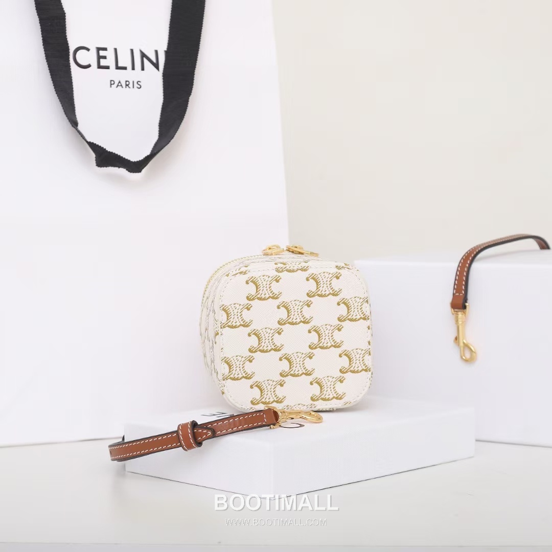 CELINE Mini Vanity Calfskin Leather Shoulder Bag 10J762 셀린느 미니 바니티 카프스킨 숄더백 9.5cm 4