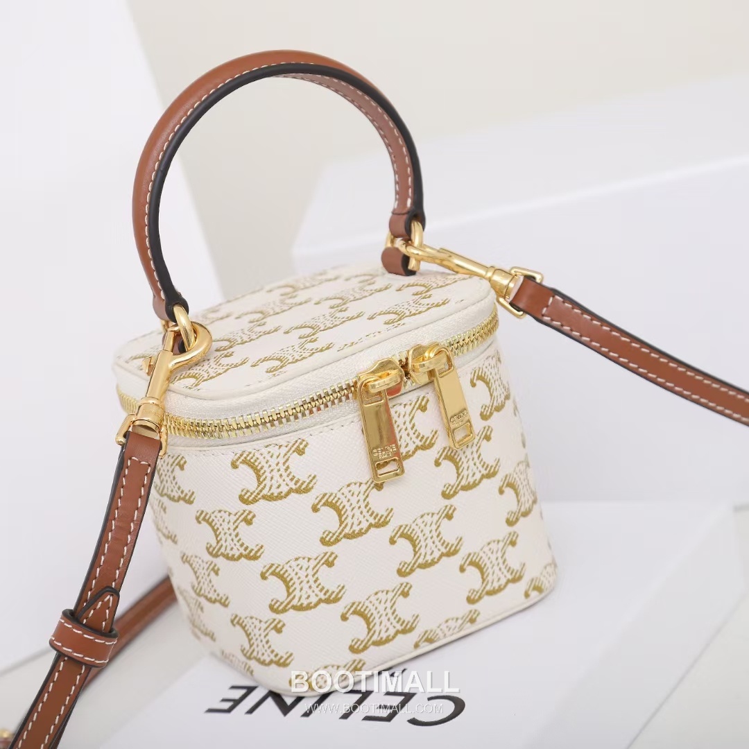 CELINE Mini Vanity Calfskin Leather Shoulder Bag 10J762 셀린느 미니 바니티 카프스킨 숄더백 9.5cm 6