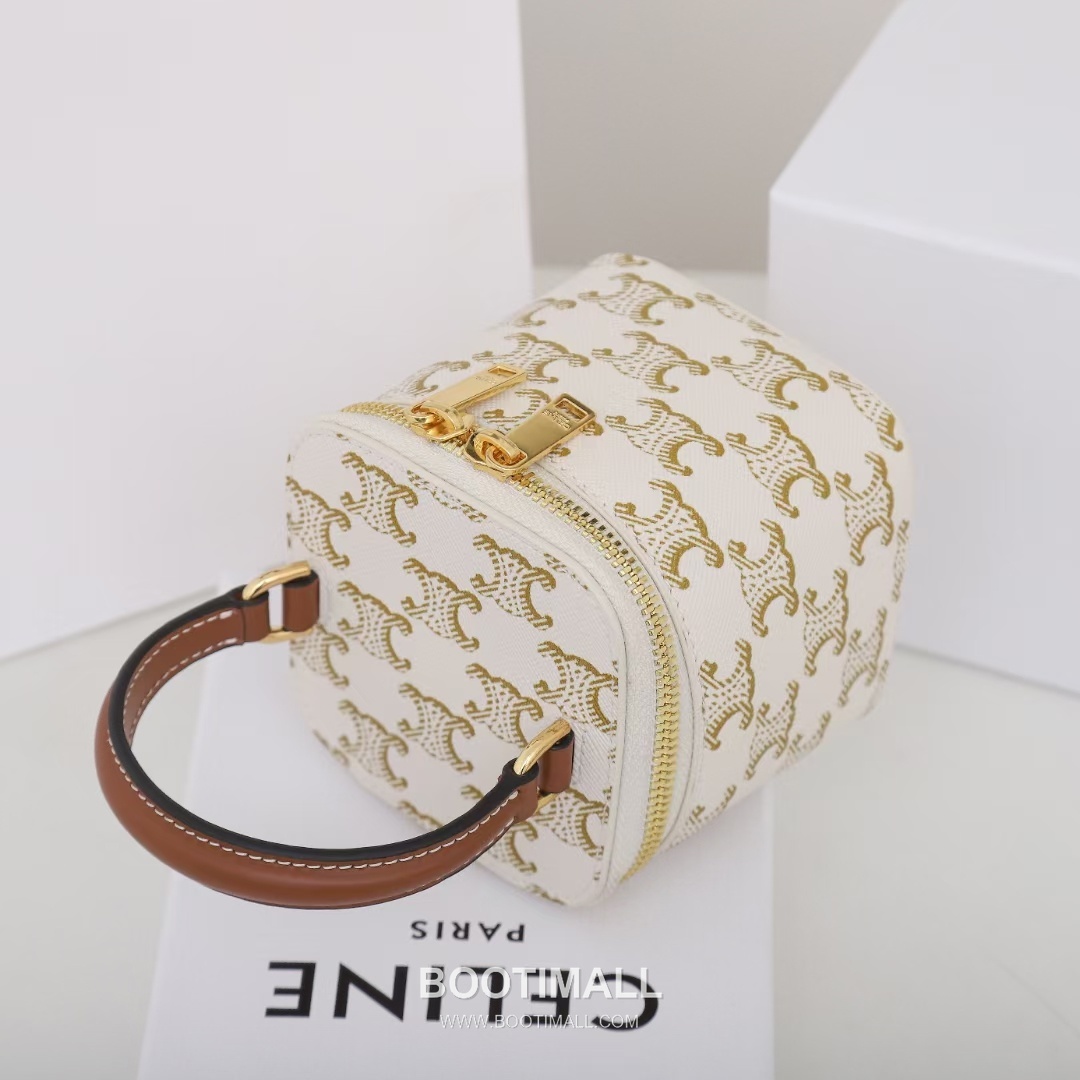 CELINE Mini Vanity Calfskin Leather Shoulder Bag 10J762 셀린느 미니 바니티 카프스킨 숄더백 9.5cm 7