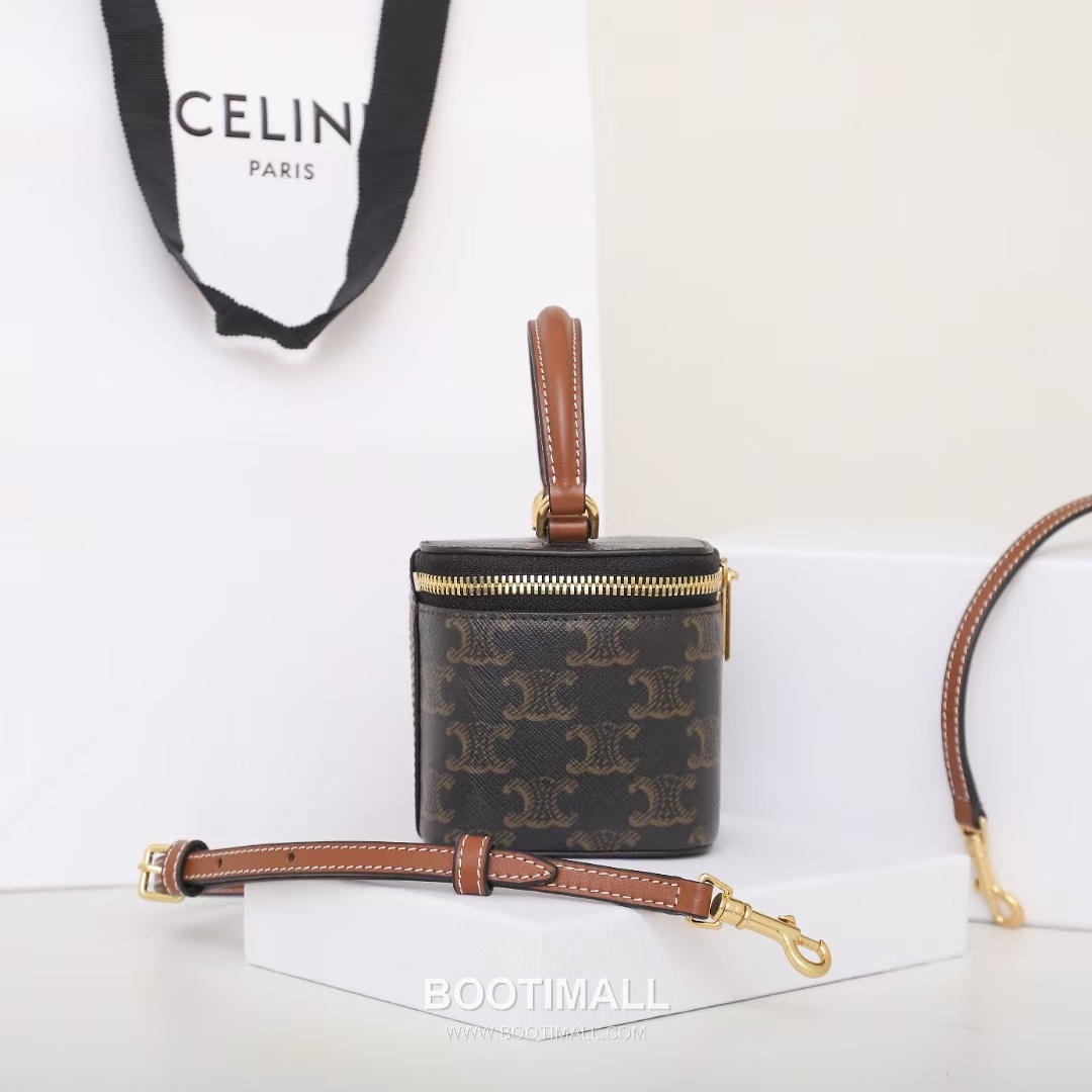 CELINE Mini Vanity Calfskin Leather Shoulder Bag 10J762 셀린느 미니 바니티 카프스킨 숄더백 9.5cm 2