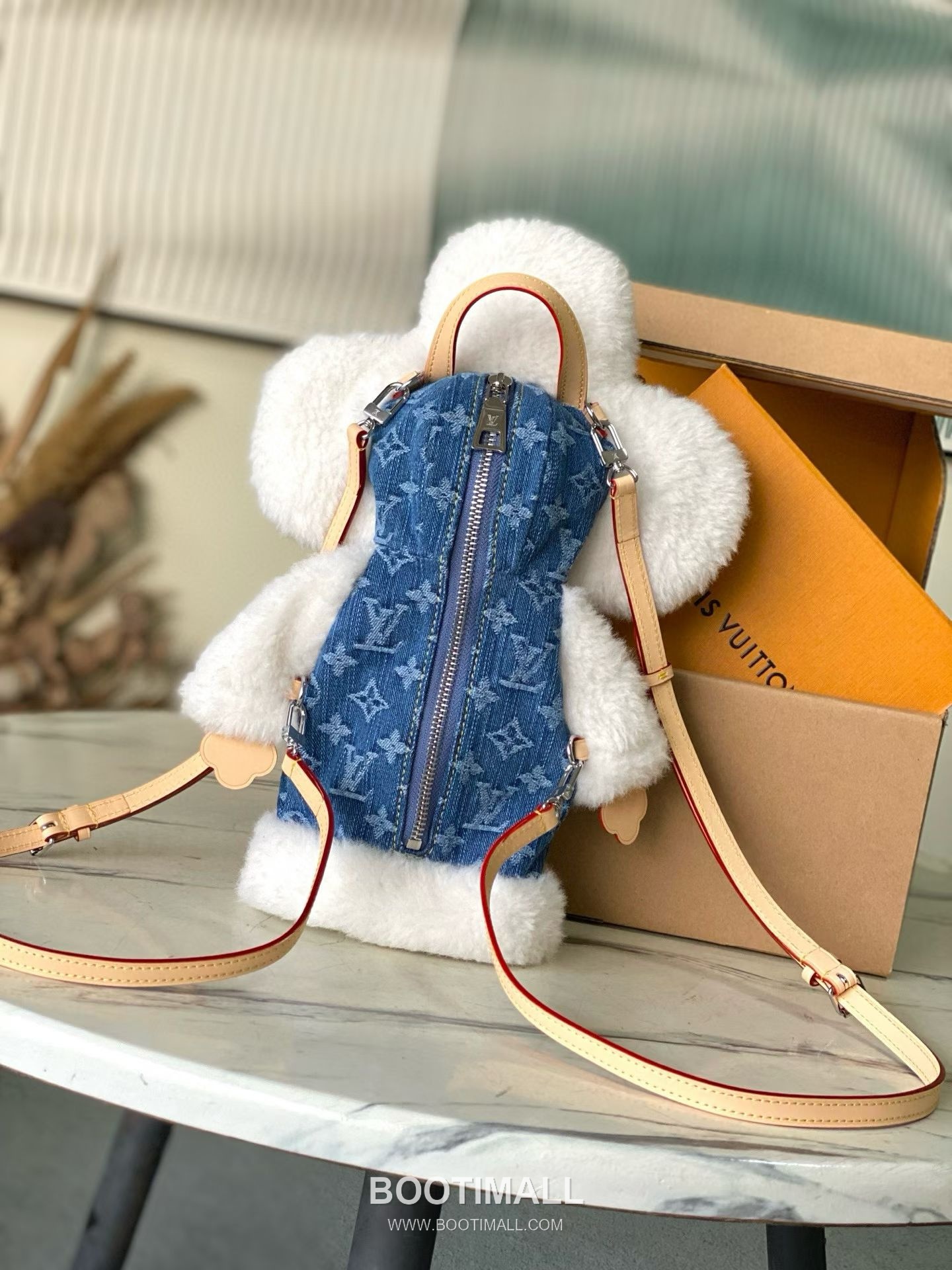 Louis Vuitton Vivienne Backpack Washed Jeans Denim Wool Bag M26786 루이비통 비비엔느 워시드 진 데님 울 백팩 13cm 3