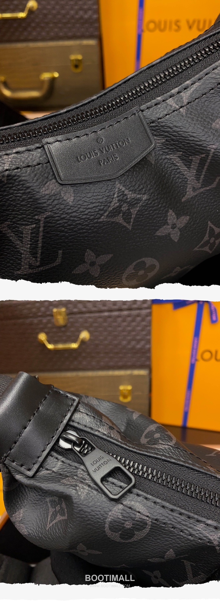 Louis Vuitton Hamac Monogram Eclipse Canvas Bag M47158 루이비통 아막 모노그램 이클립스 캔버스 숄더백 28.5cm 6