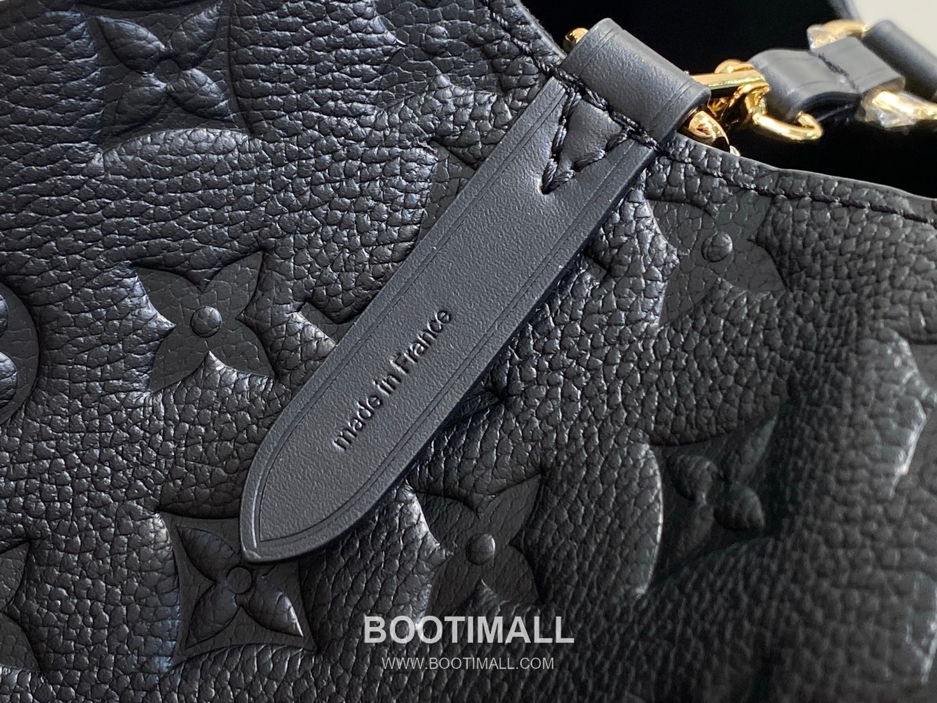 Louis Vuitton All In One Monogram Empreinte Medium Leather Black Tote Bag 루이비통 올 인 원 모노그램 앙프렝뜨 미디엄 레더 블랙 토트백 56.5cm 12